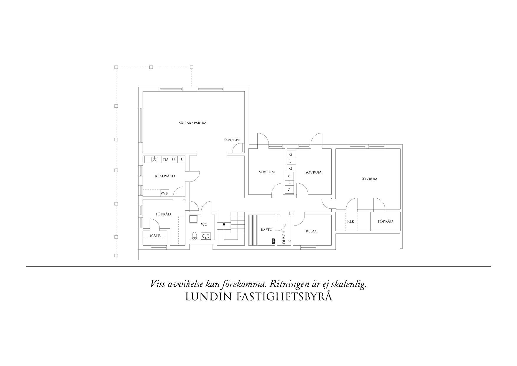 Planritning 2 Fredrika Bremersgatan  14