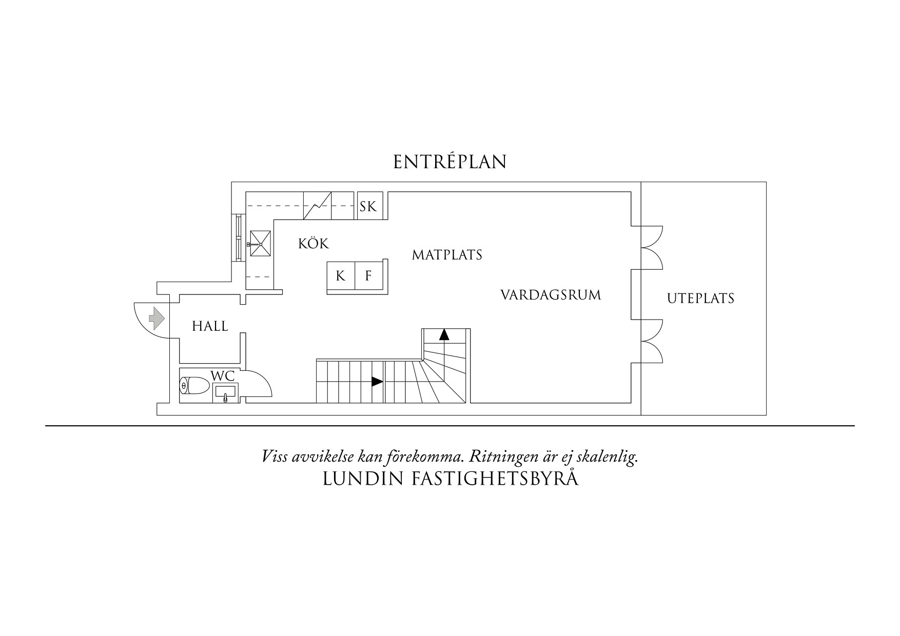 Planritning 1 Stora Gårda 16