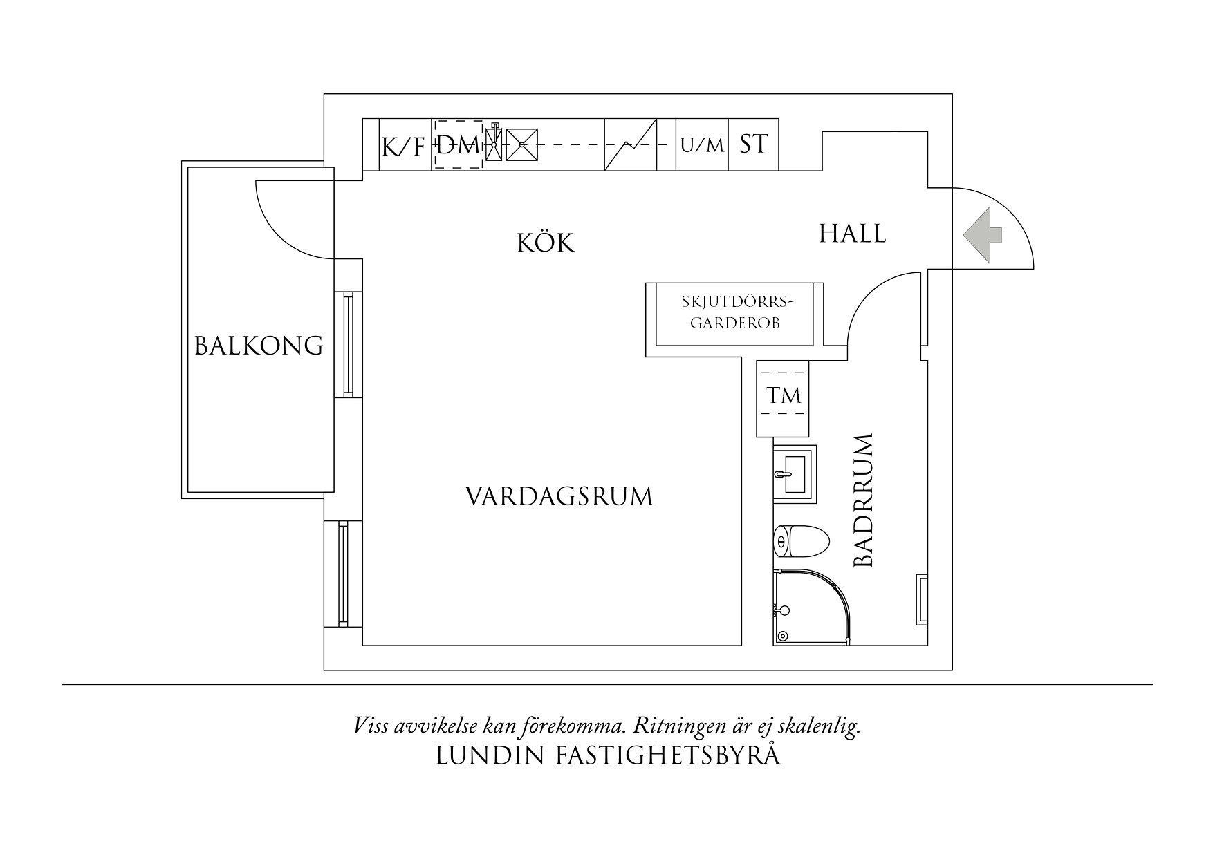 Planritning 1 Barbro Hörbergs Gata 5