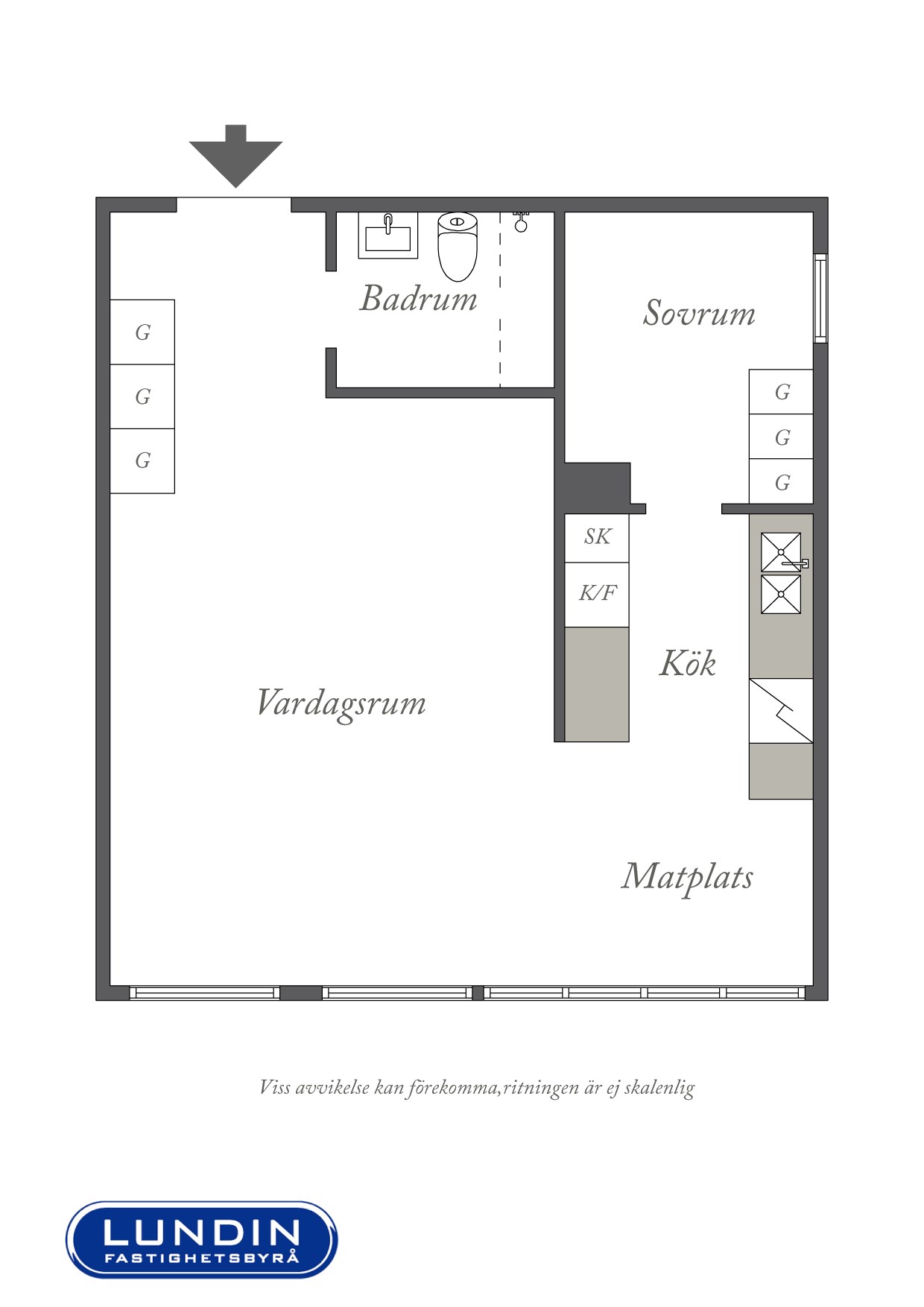 Planritning 1 Eklandagatan 29A
