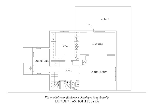 Planritning 1 Fageredsvägen 32