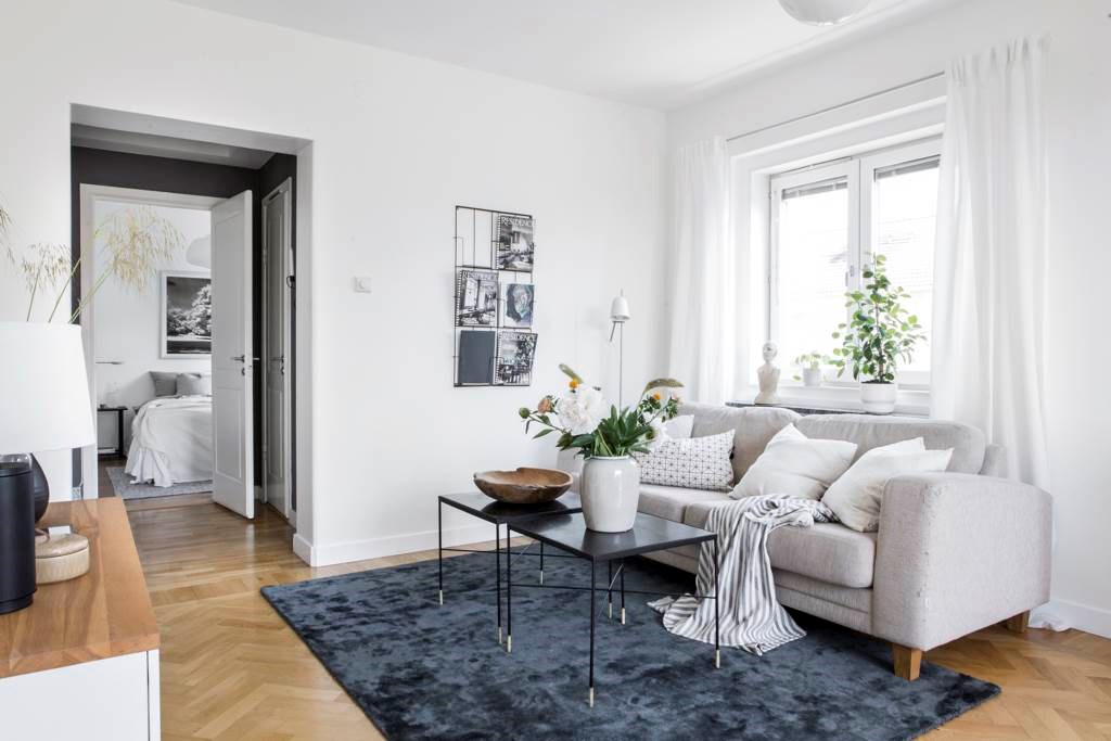 Lågupplöst Gavelläget ger extra fönster som skänker gott om ljus