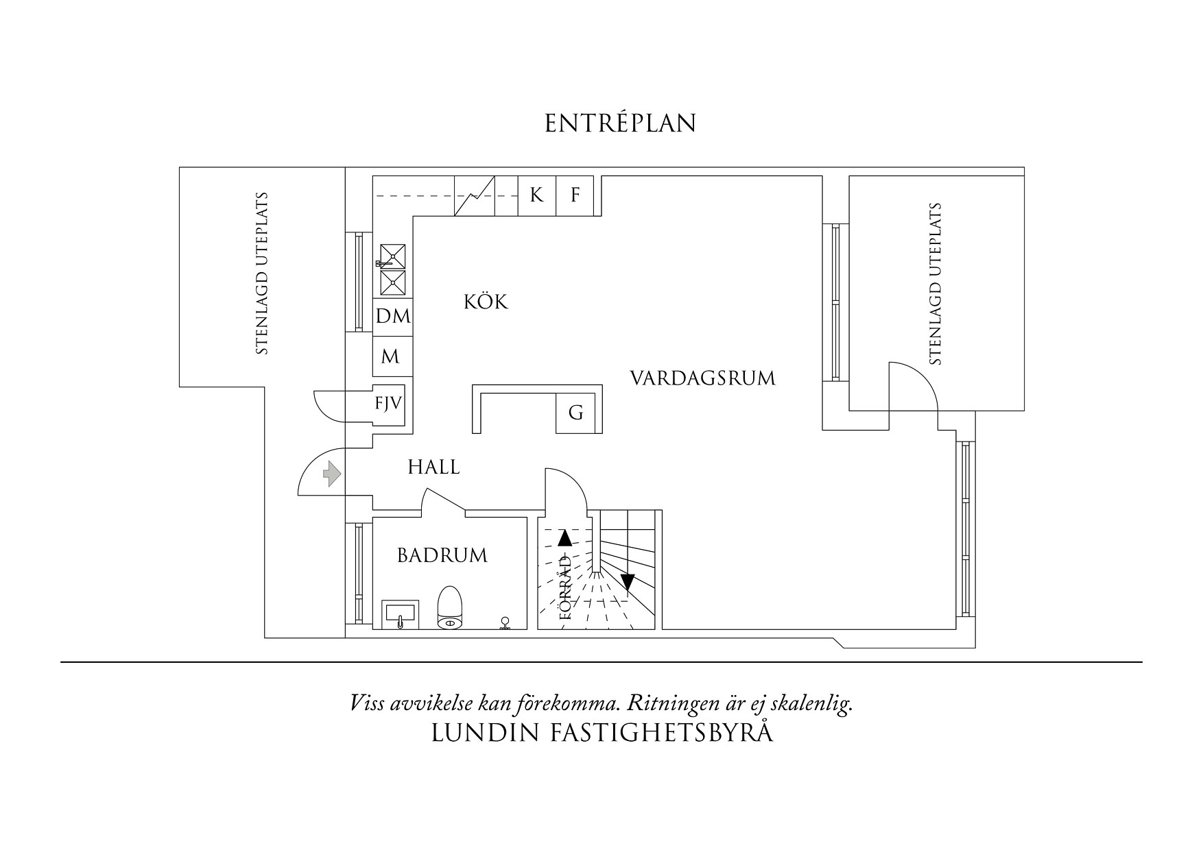Planritning 1 Rositas Gata 3