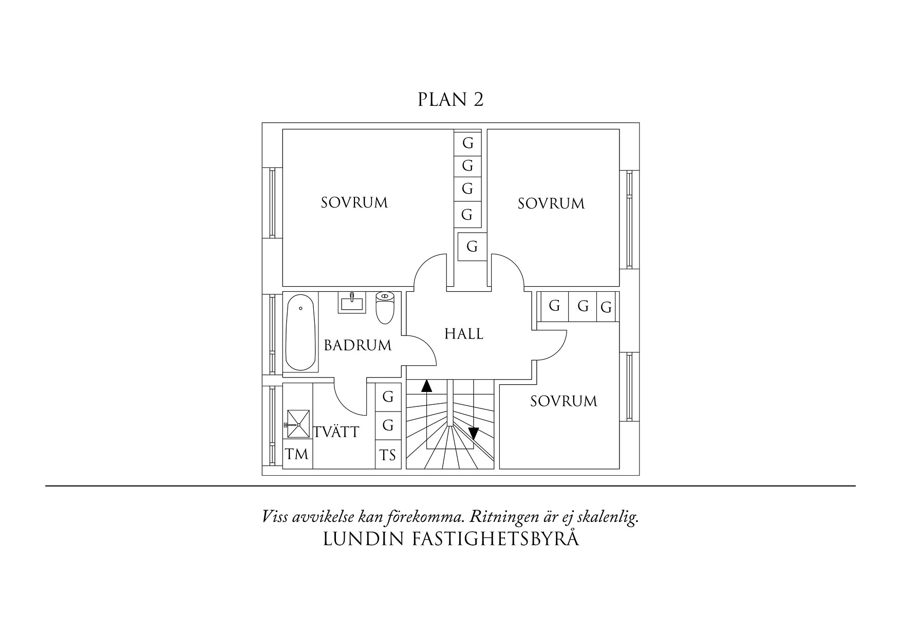Planritning 2 Rositas Gata 3