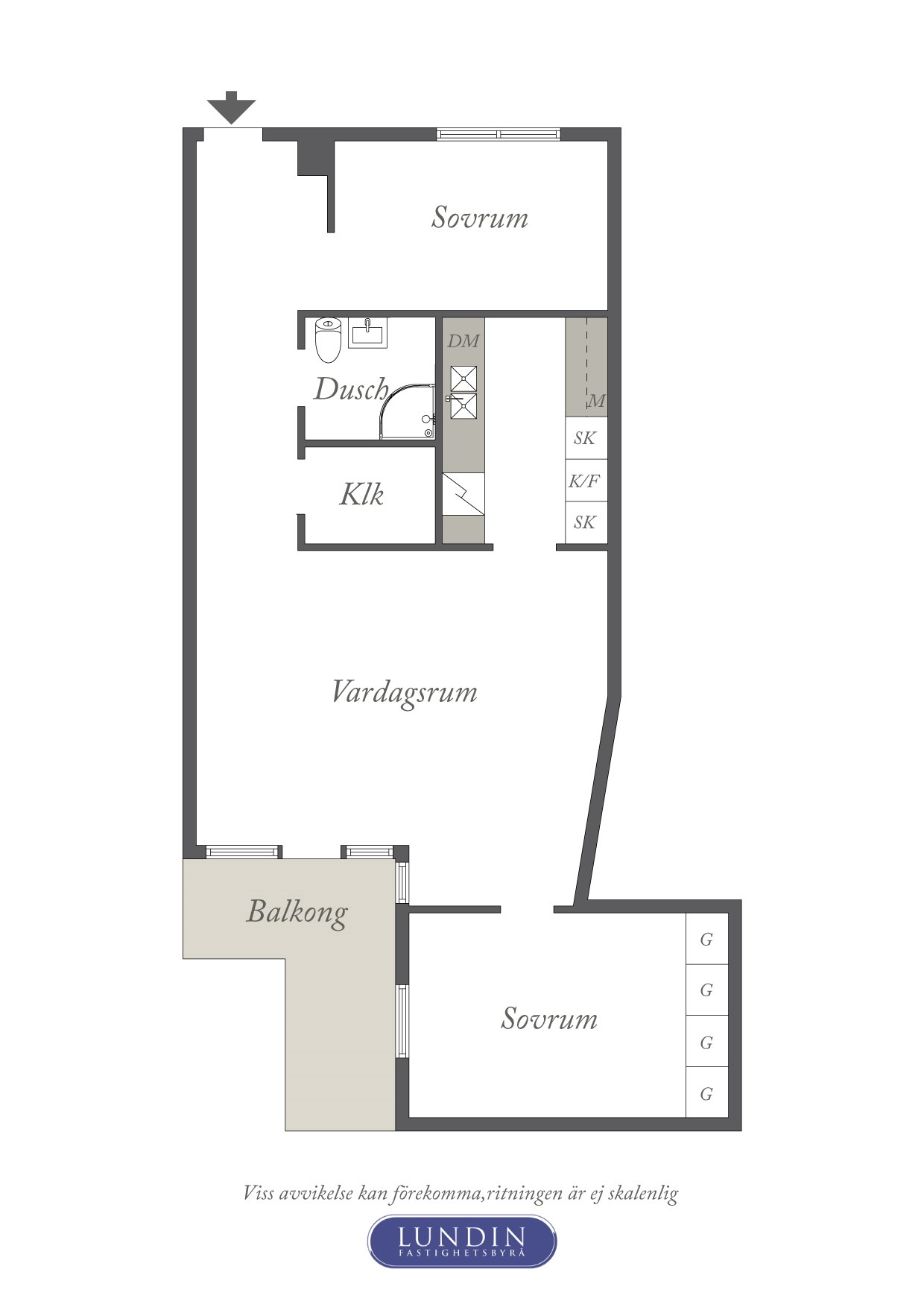 Planritning 1 Sagogången 5