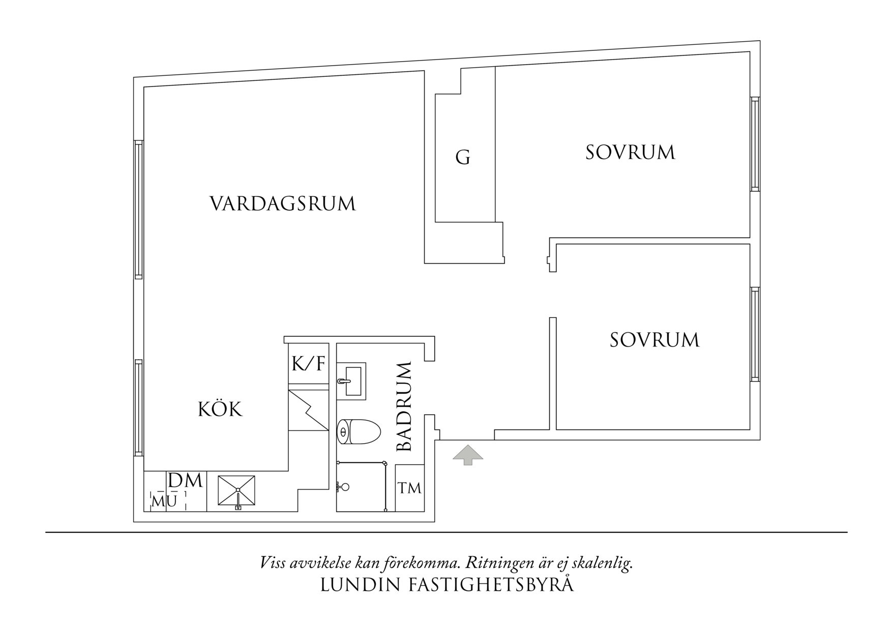 Planritning 1 Rambergsvägen 25D