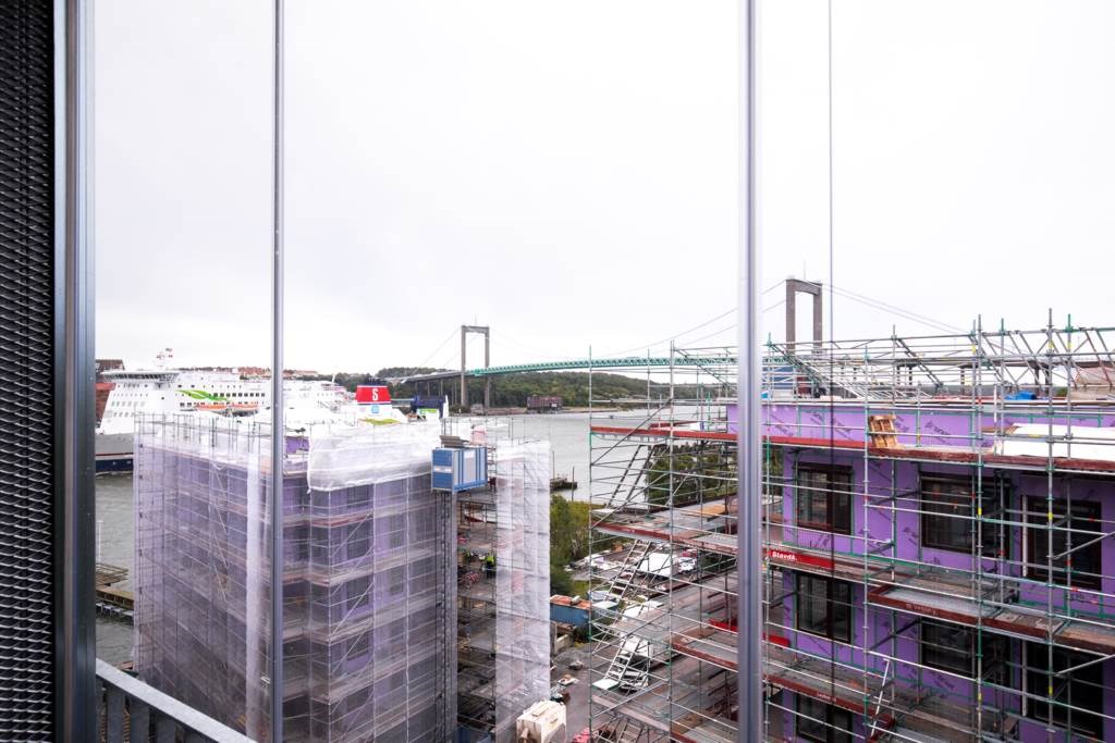 Lågupplöst Utsikten kommer bli desto bättre när ställningarna försvinner