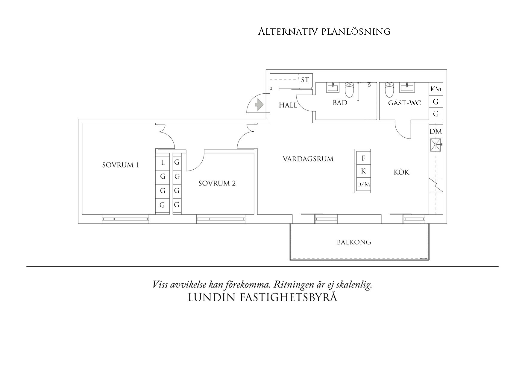 Alternativ planlösning
