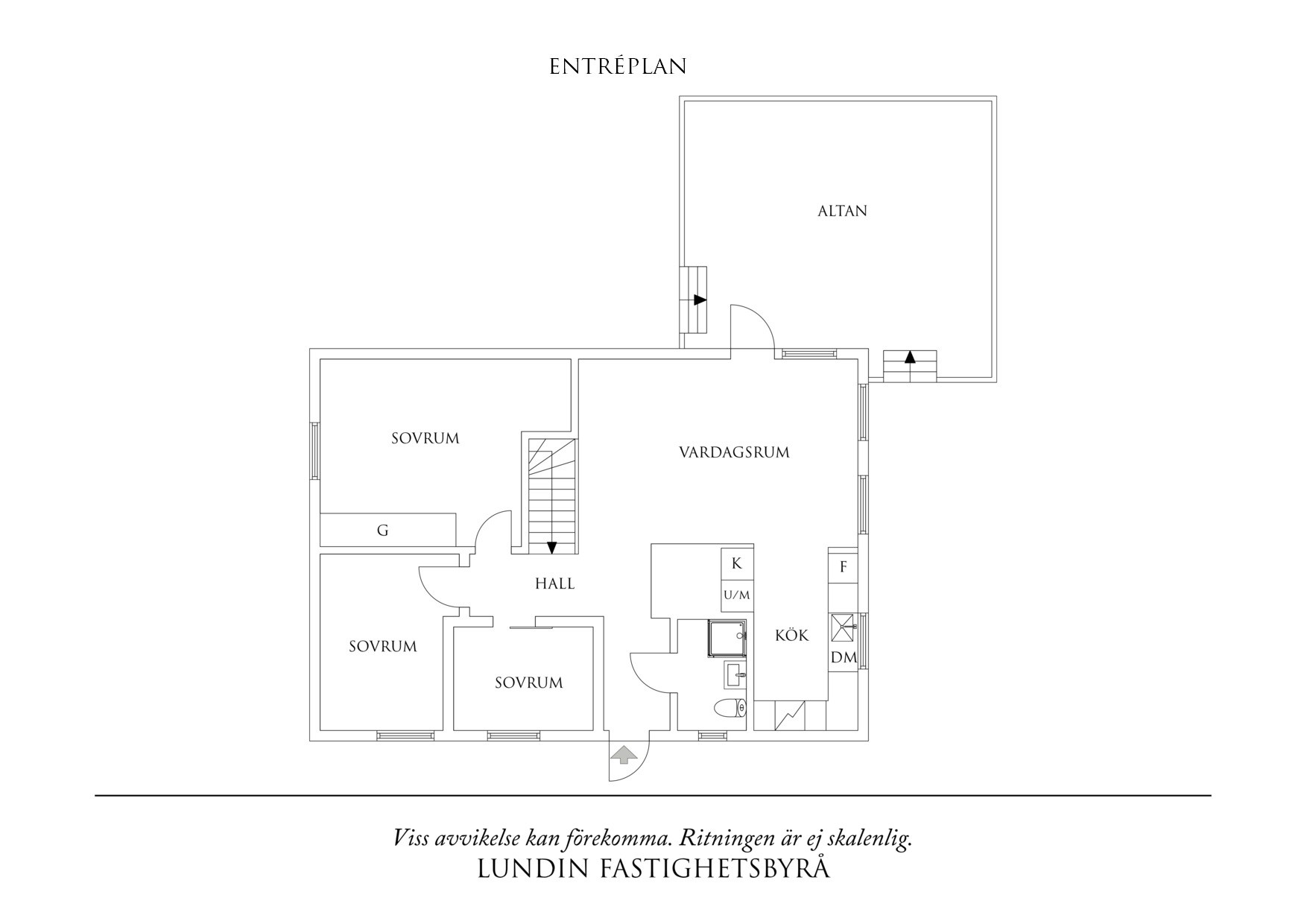 Planritning 1 Vitvingegatan 6