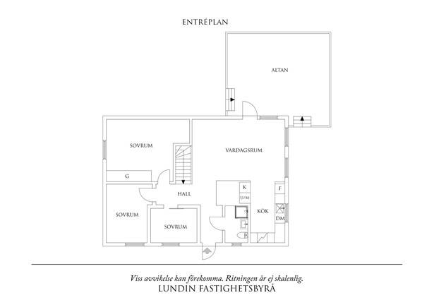 Planritning 1 Vitvingegatan 6