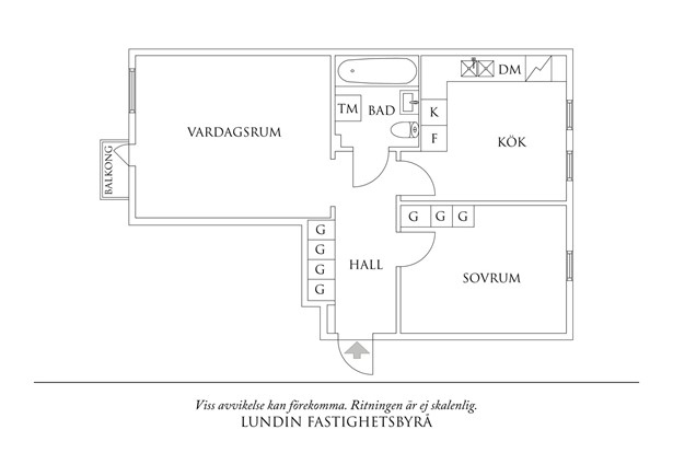 Planritning 1 Övre Husargatan 11