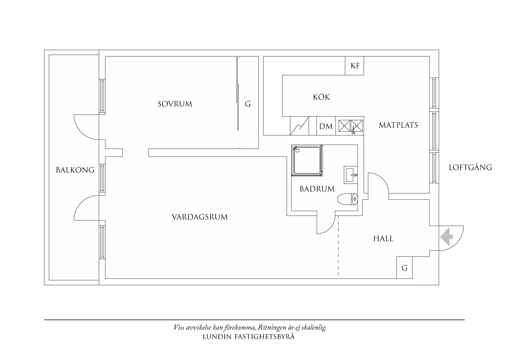 Planritning 1 Sagogången 54