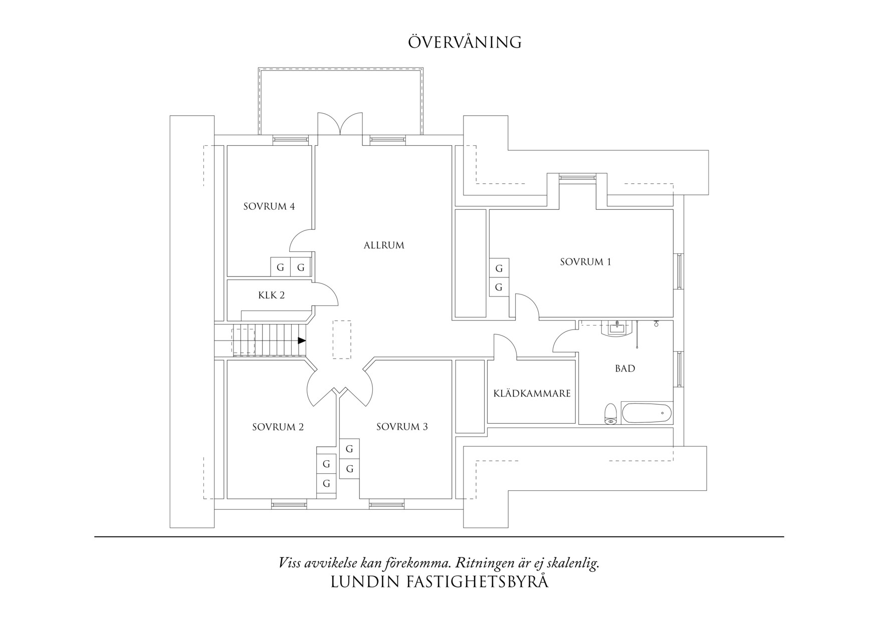 Planritning 2 Bastebergsvägen  2