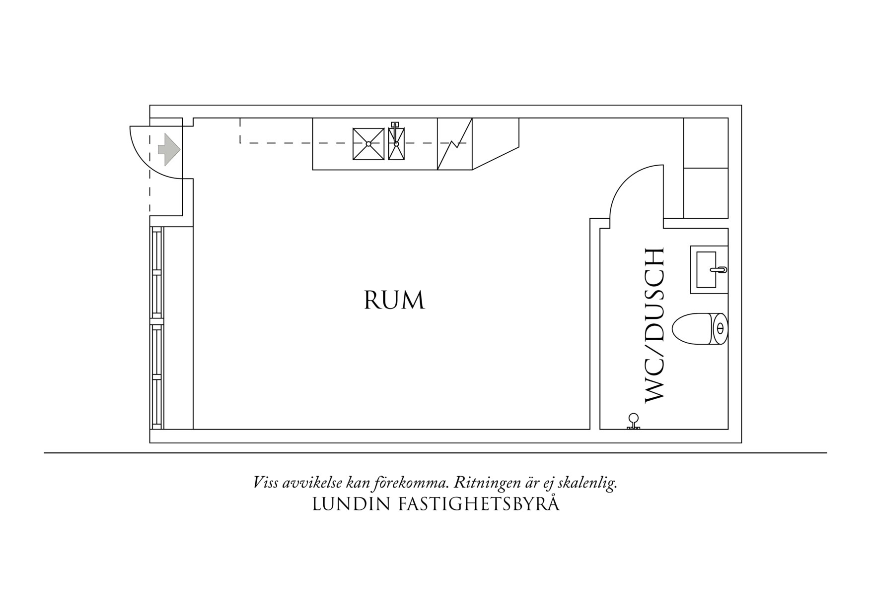 Planritning 1 Masthuggsterrassen 8E