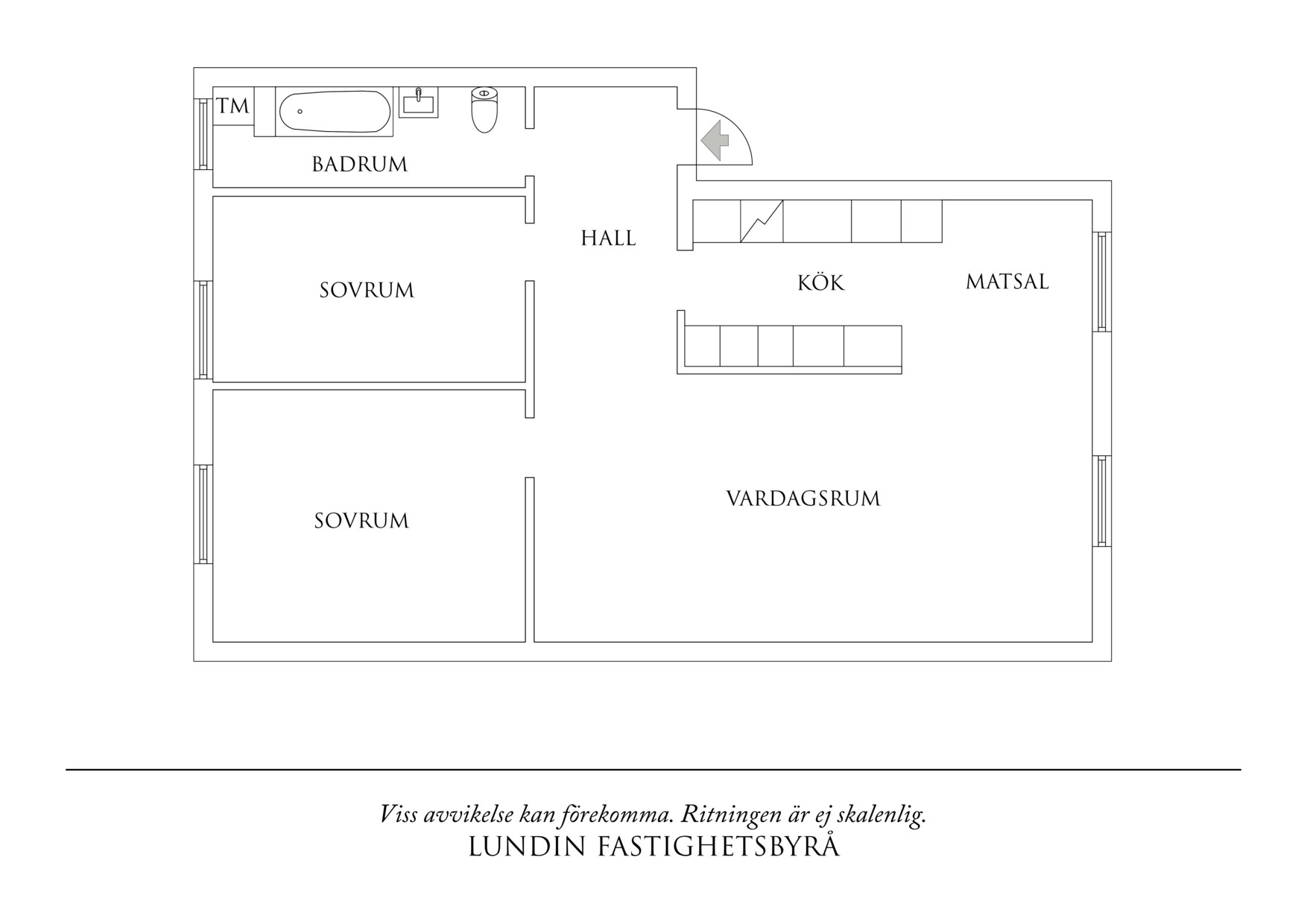 Planritning 1 Bergkristallsgatan 38