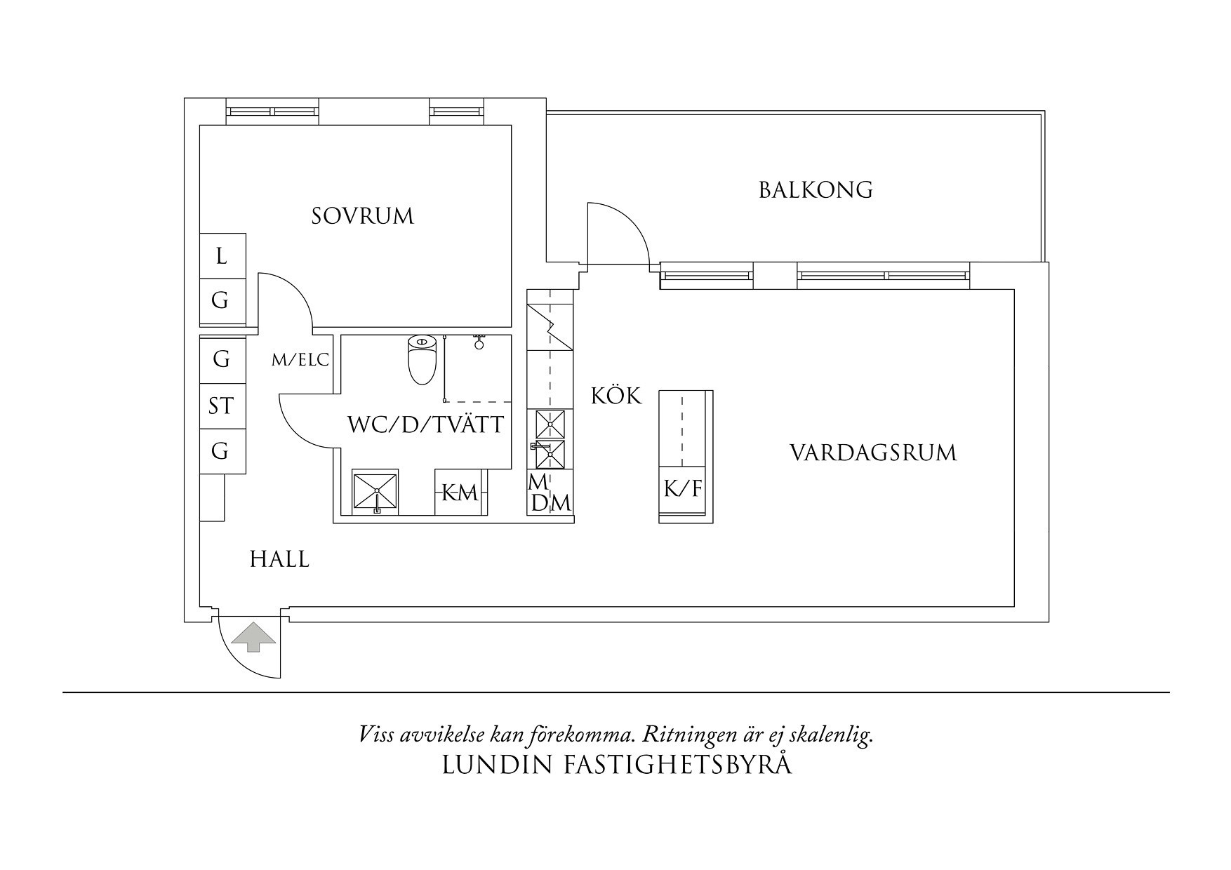 Planritning 1 Borstbindaregatan 19