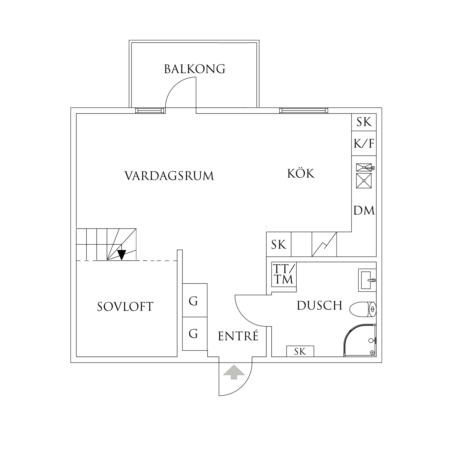 Planritning 1 Bratteråsgatan 70
