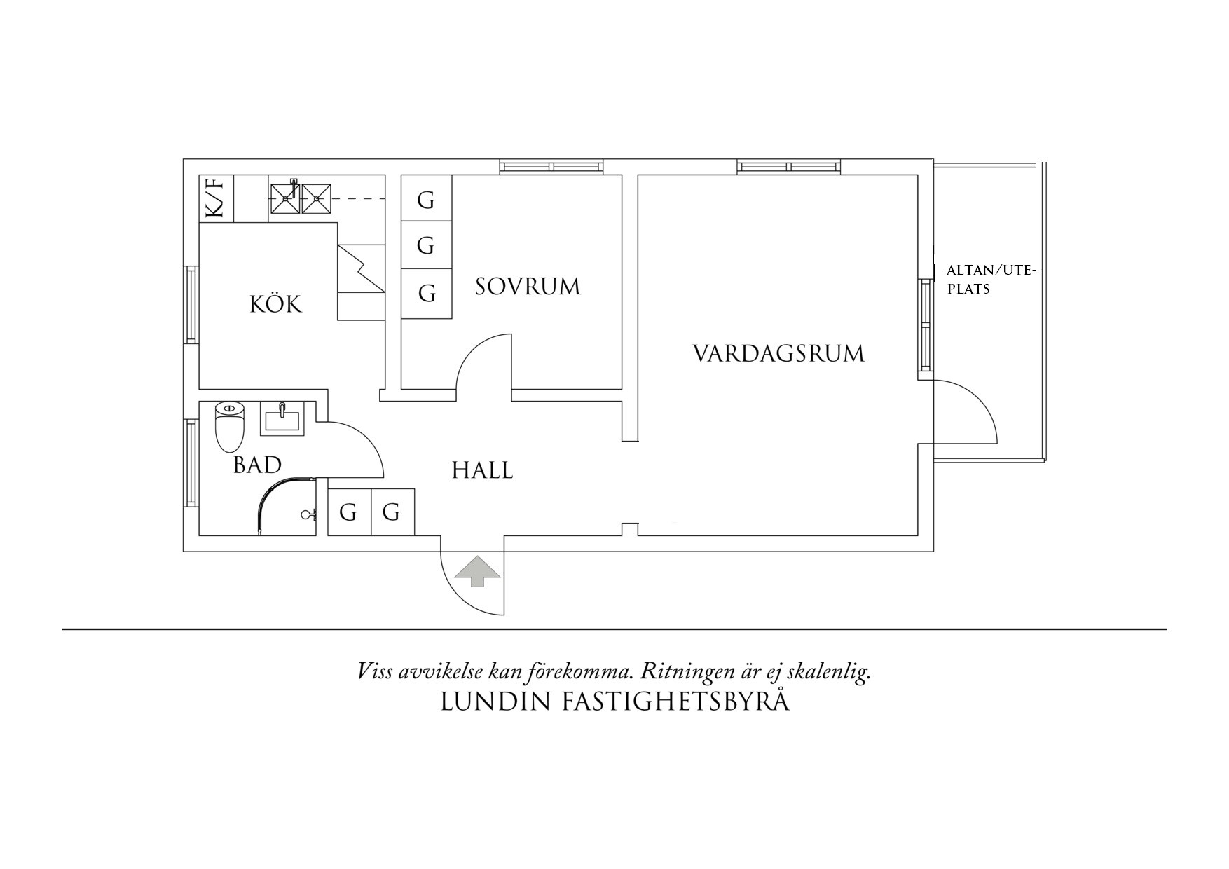 Planritning 1 Stobéegatan 13