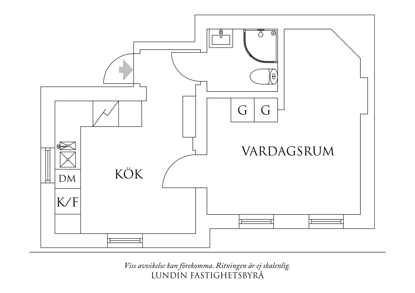 Planritning 1 Muraregatan 11