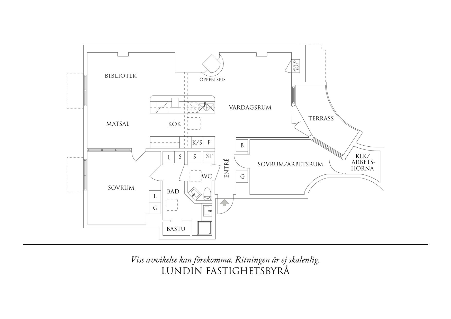Planritning 1 Olivedalsgatan 23