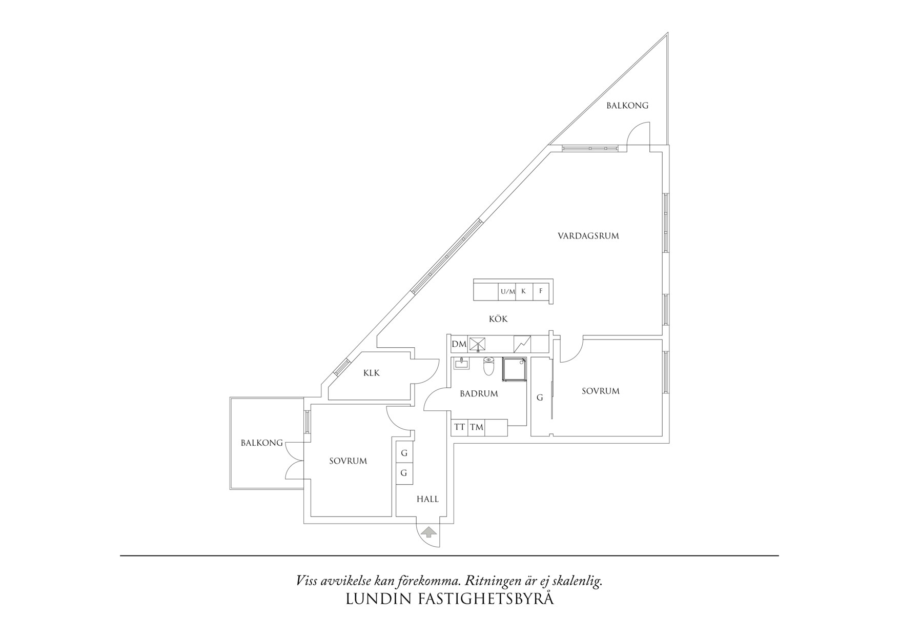 Planritning 1 Lilla Marconigatan 3