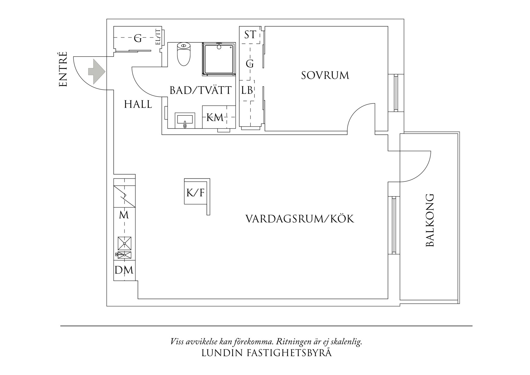 Planritning 1 Anna Branzells Gata 22