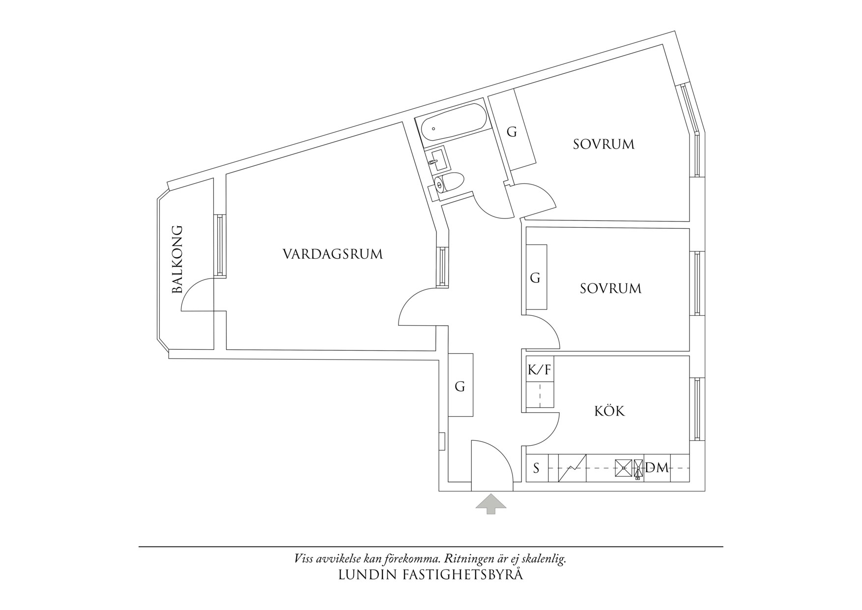 Planritning 1 Gårdskullavägen 3D