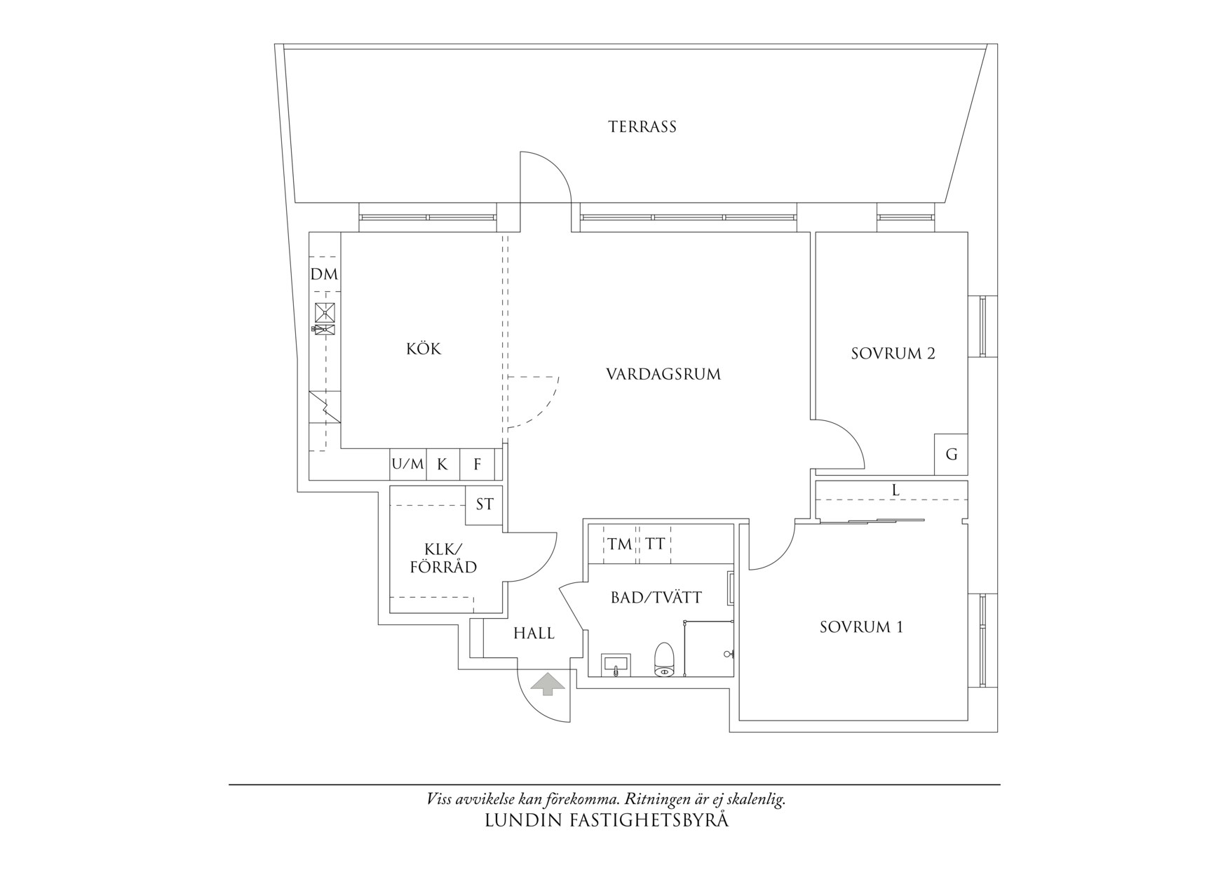 Planritning 1 Bergskroken 4