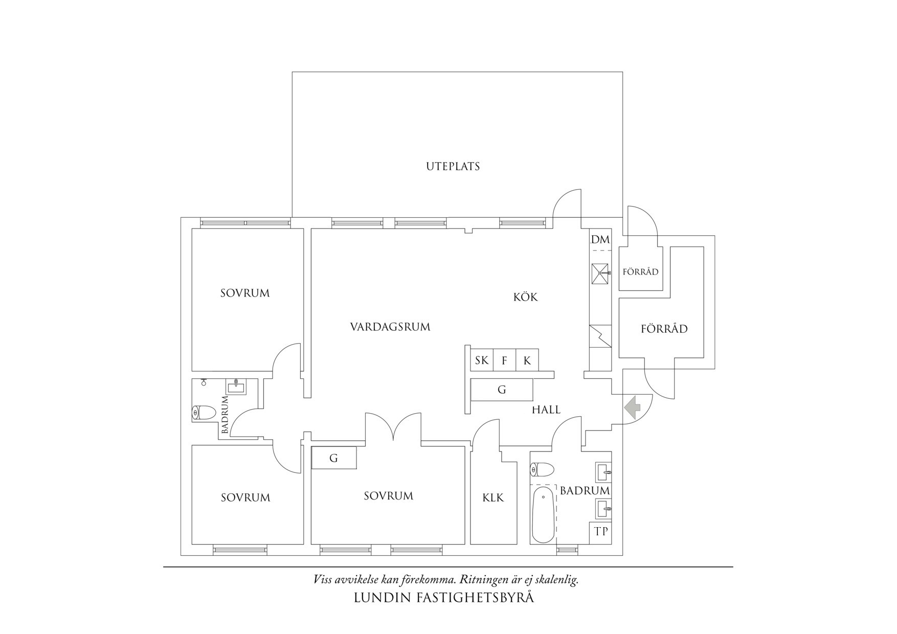 Planritning 1 Eklanda Skog 31