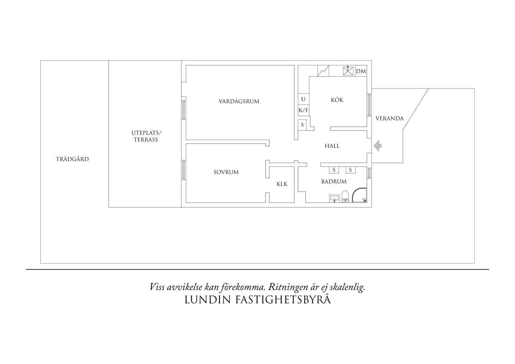 Planritning 1 Lilla Ingebäcksvägen 10A