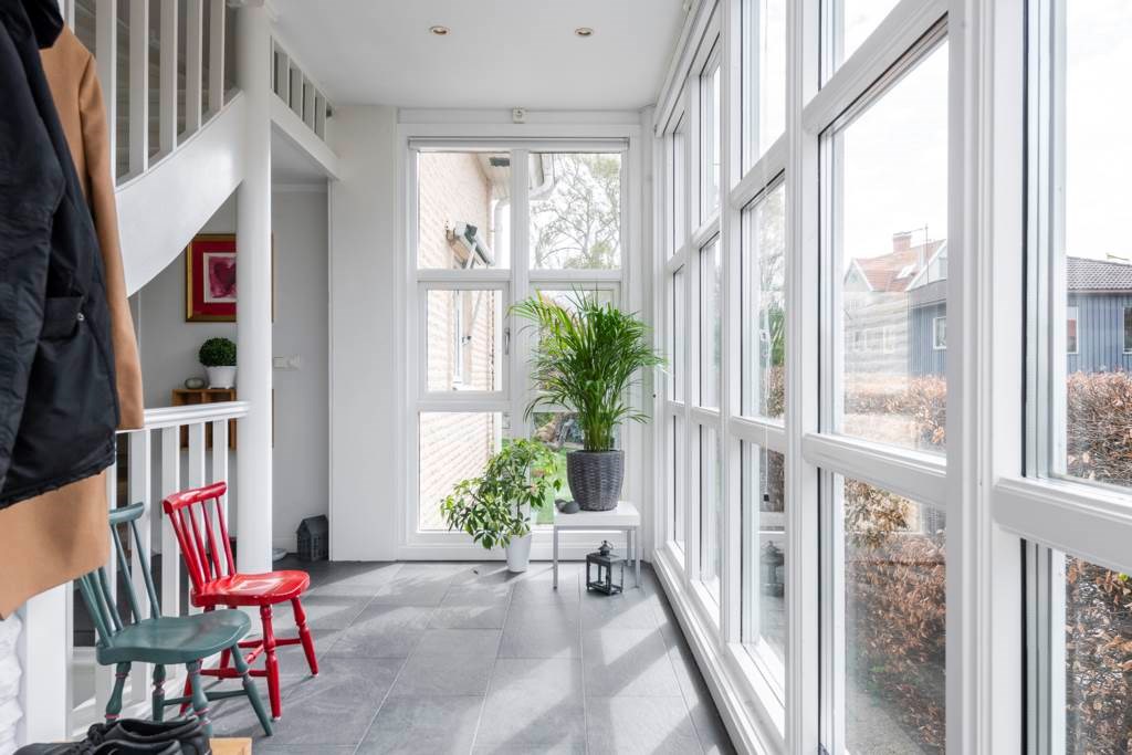 Lågupplöst Glasad entré