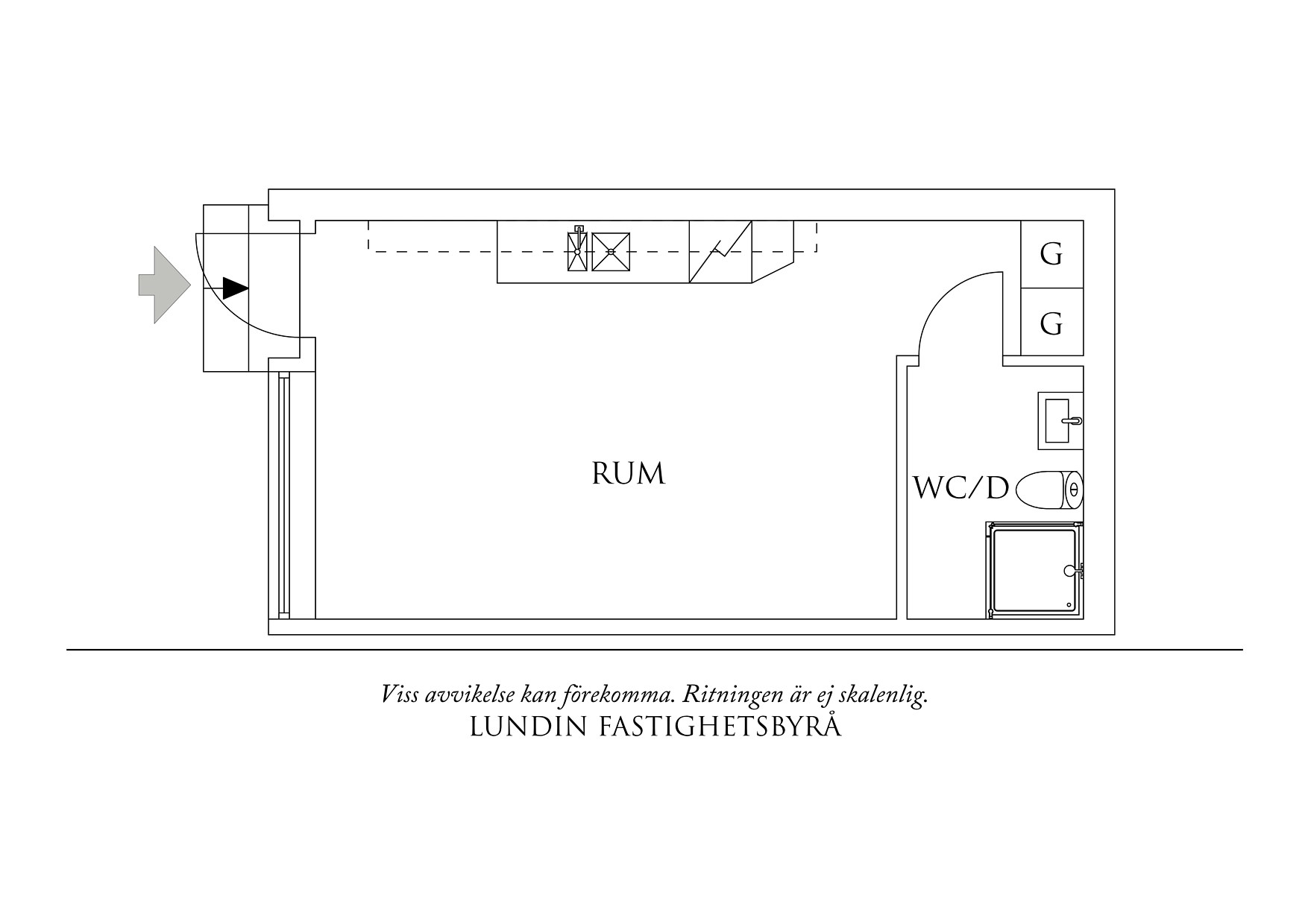 Planritning 1 Masthuggsterrassen 10C