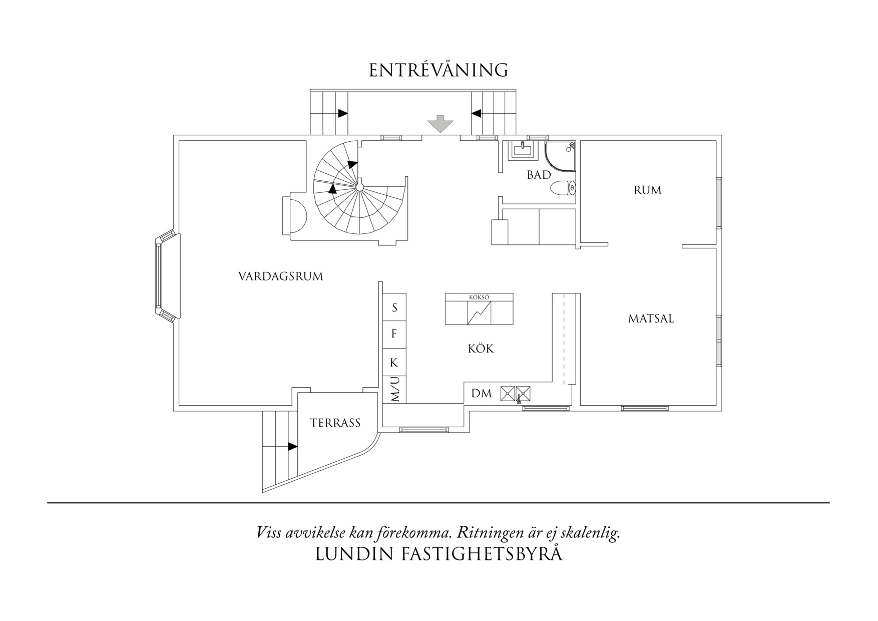 Planritning 1 Skillnadsgatan  53