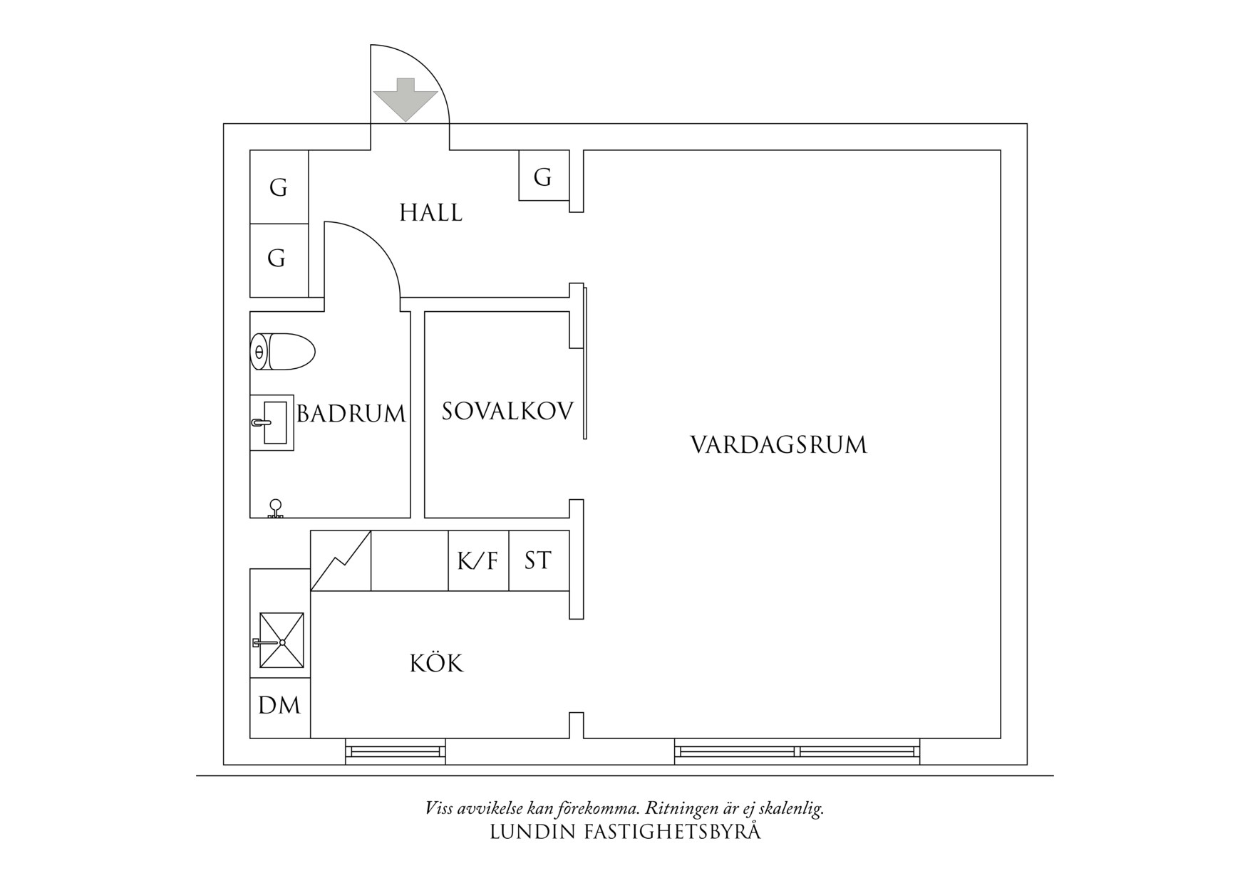Planritning 1 Utåkravägen 1