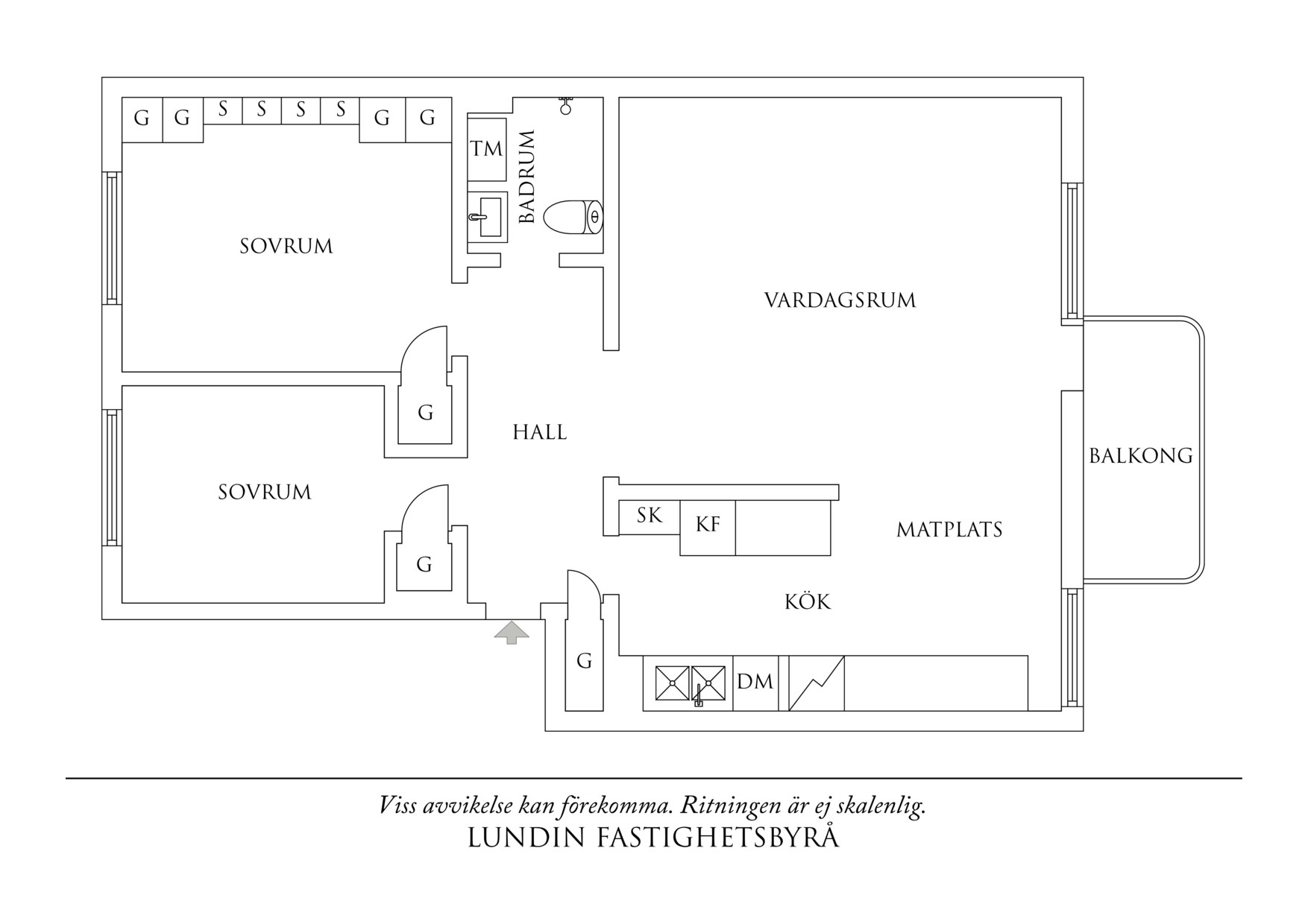 Planritning 1 Rangeltorpsgatan 51I