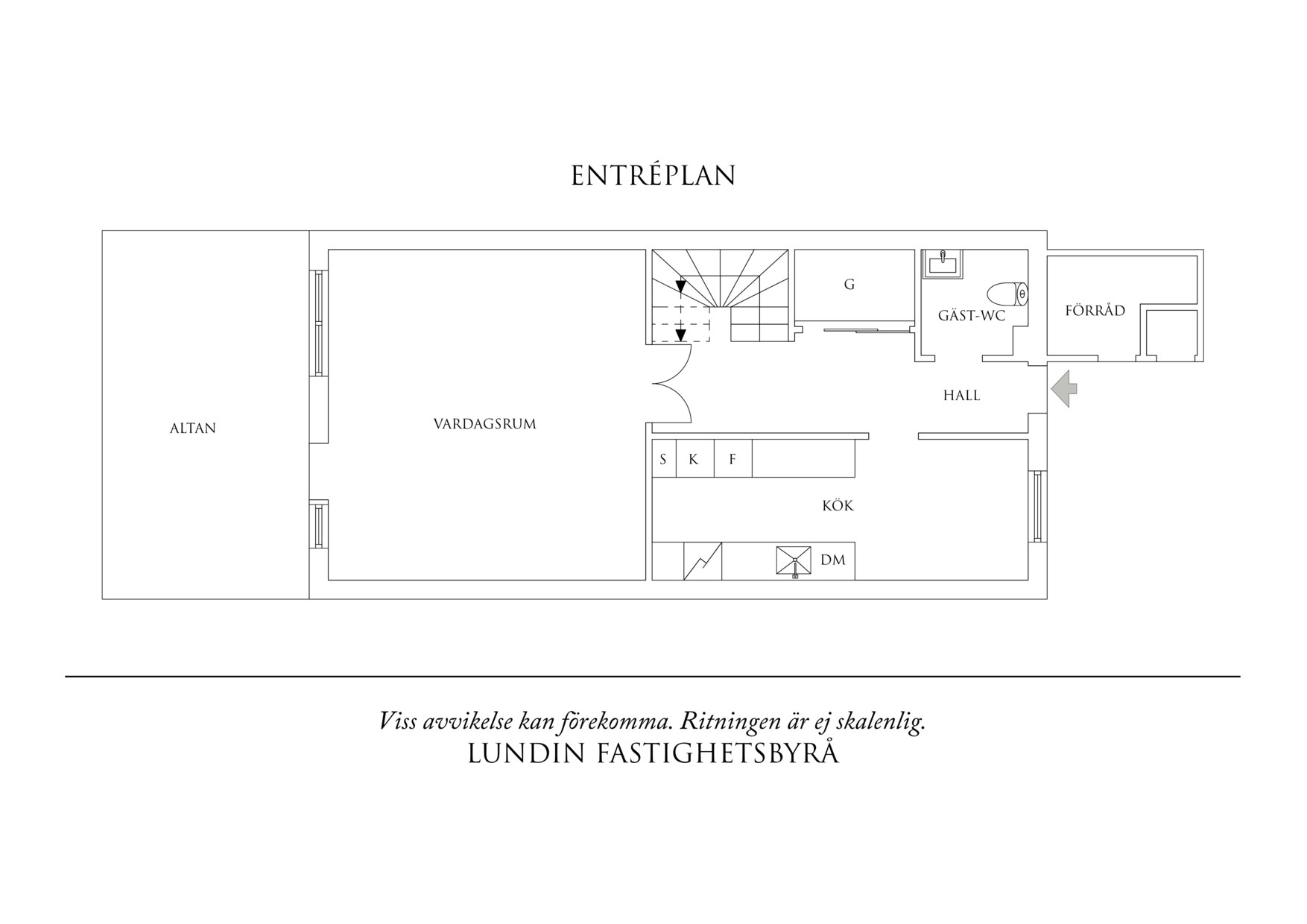 Planritning 1 Killingegången 8