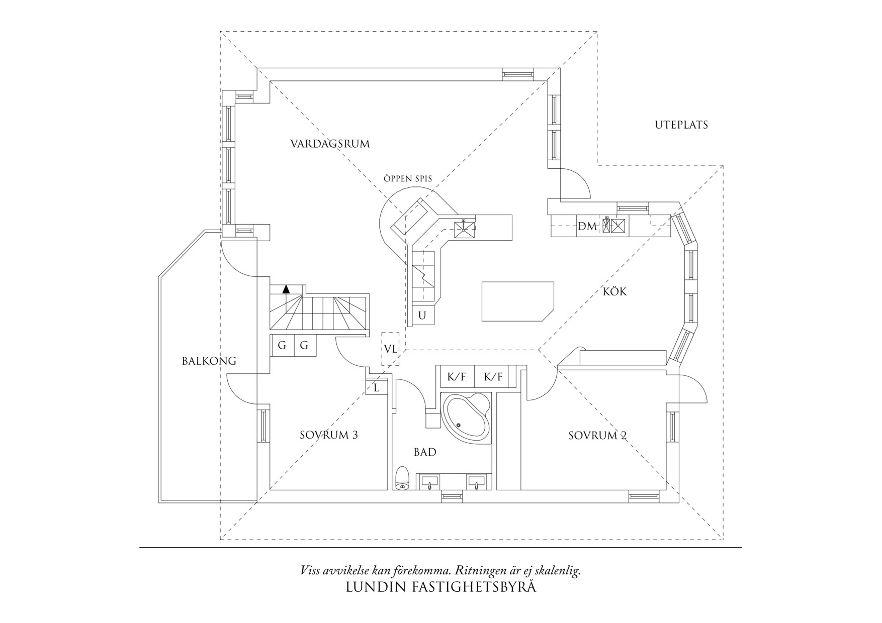 Planritning 1 Trollvägen 4