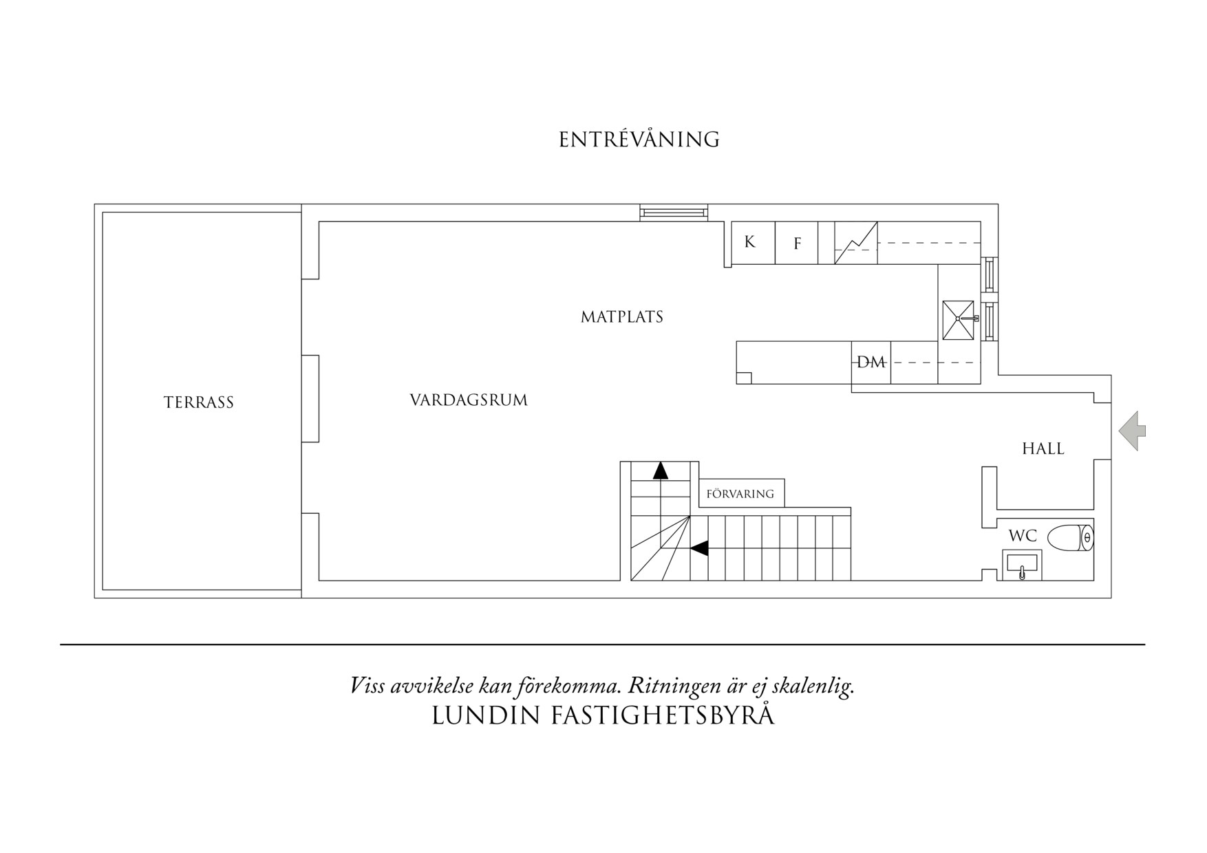 Planritning 1 Stora Gårda 17