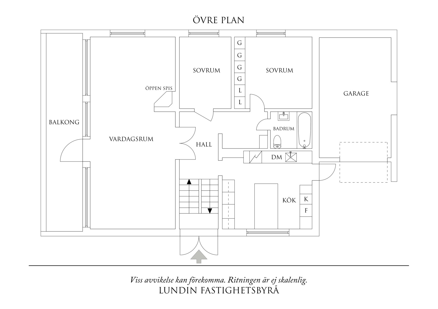Planritning 1 Smedsbacken 3B
