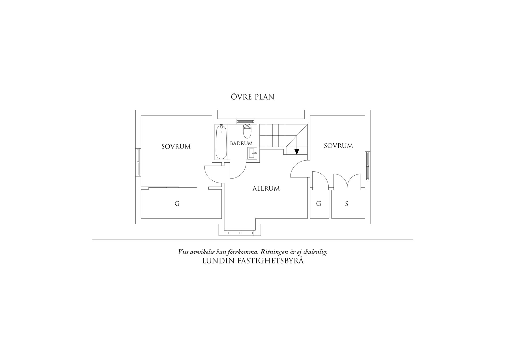 Planritning 2 Nedre Östergårdsvägen 6