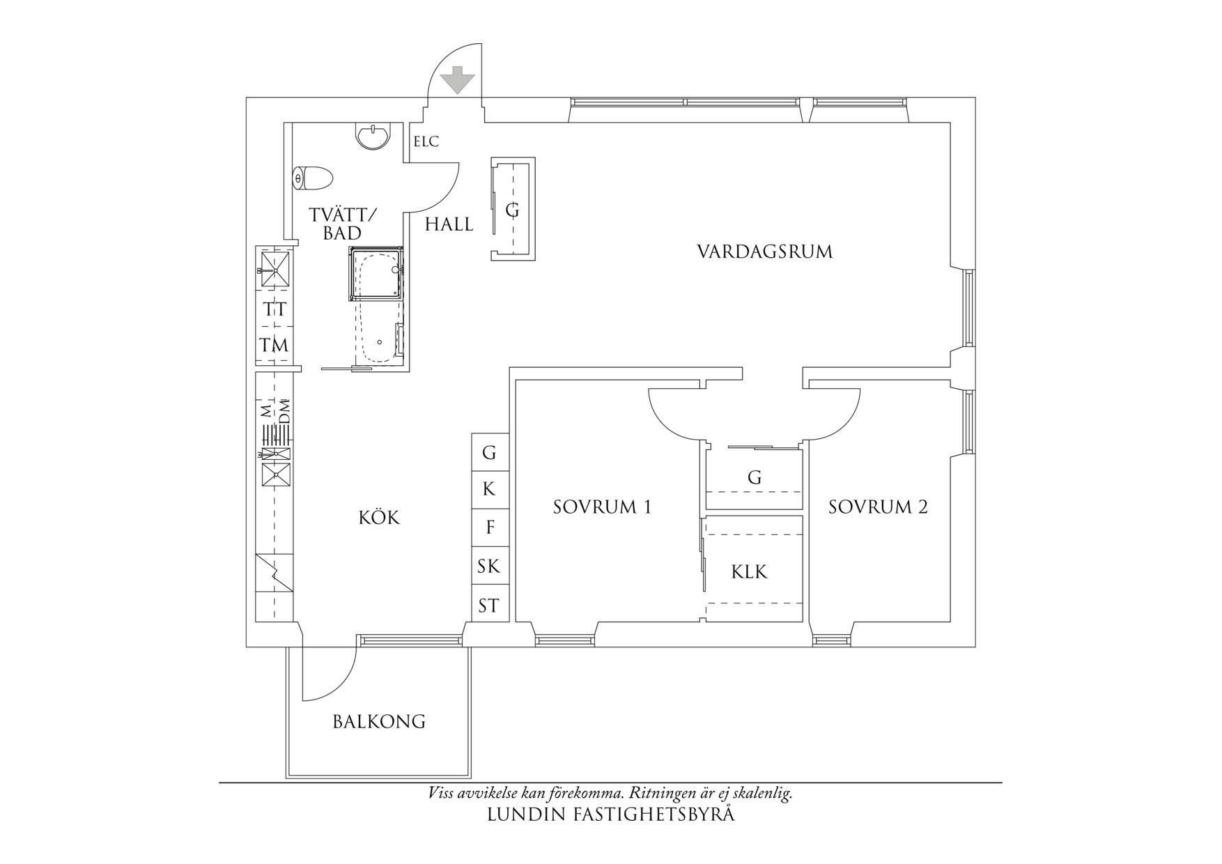 Planritning 1 Glöstorps Röseväg 13