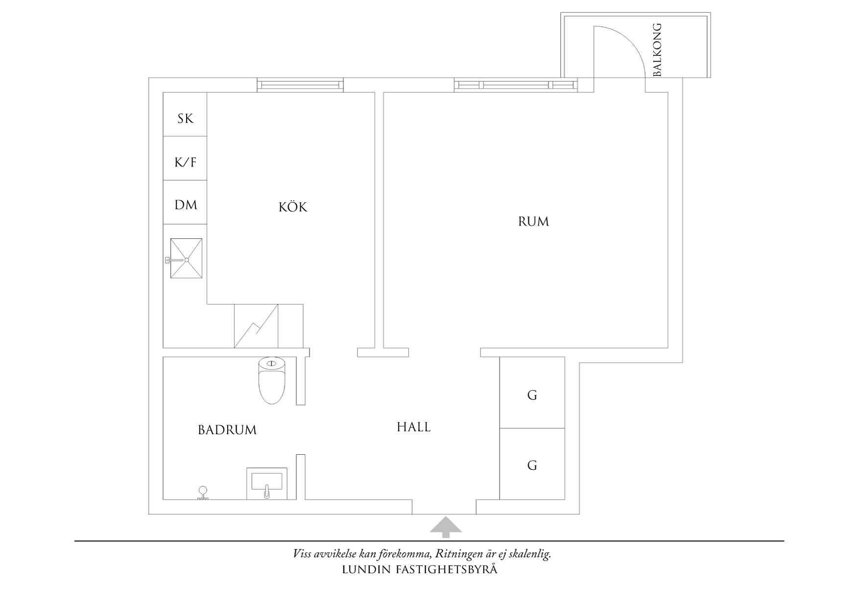 Planritning 1 Vidblicksgatan 3
