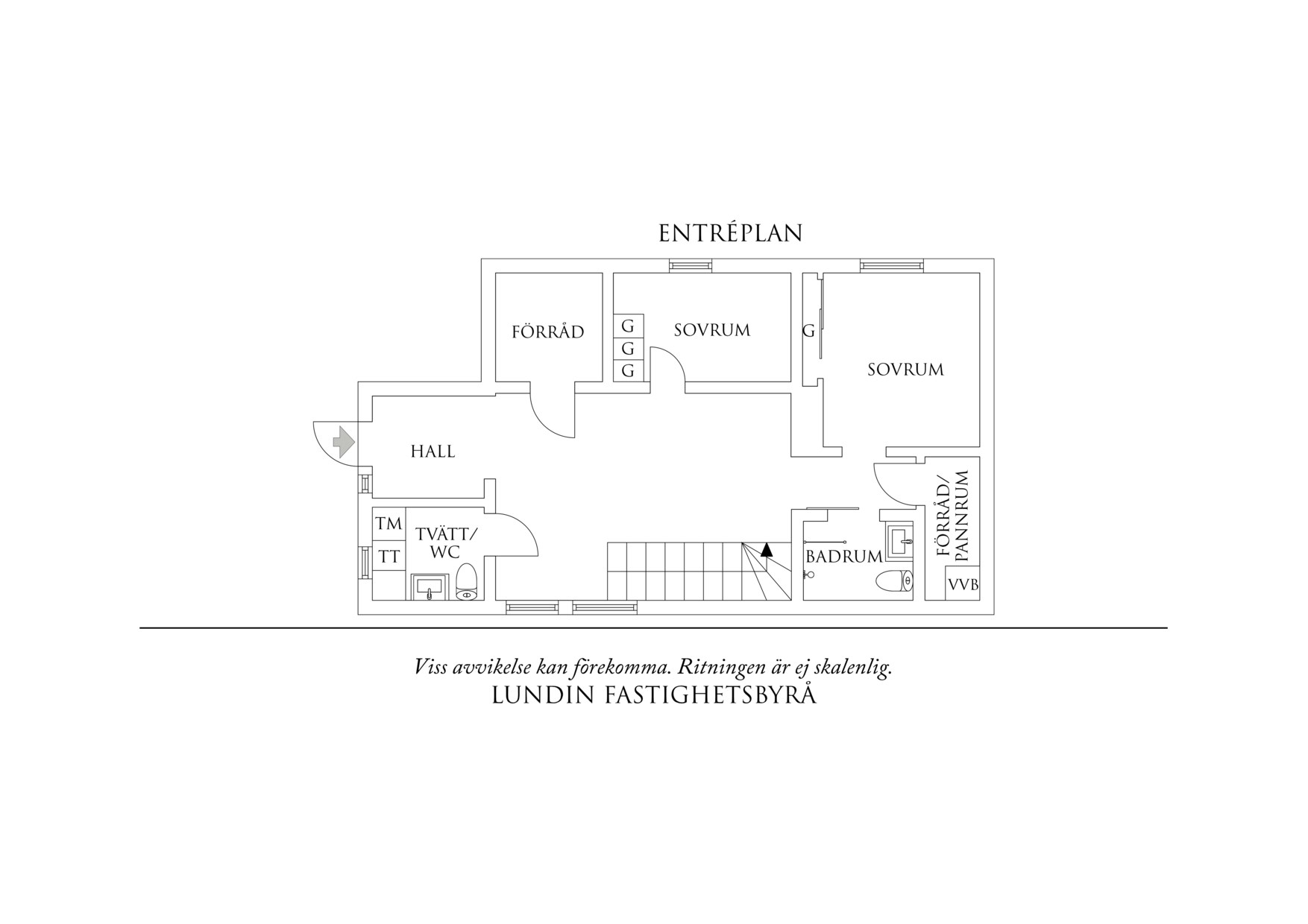 Planritning 2 Norra Häcksjöbäcksvägen 4