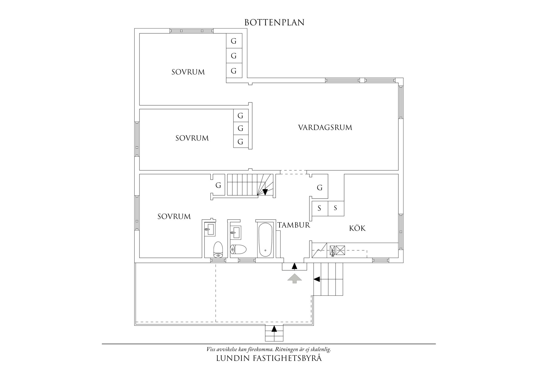 Planritning 2 Björnåsvägen 77