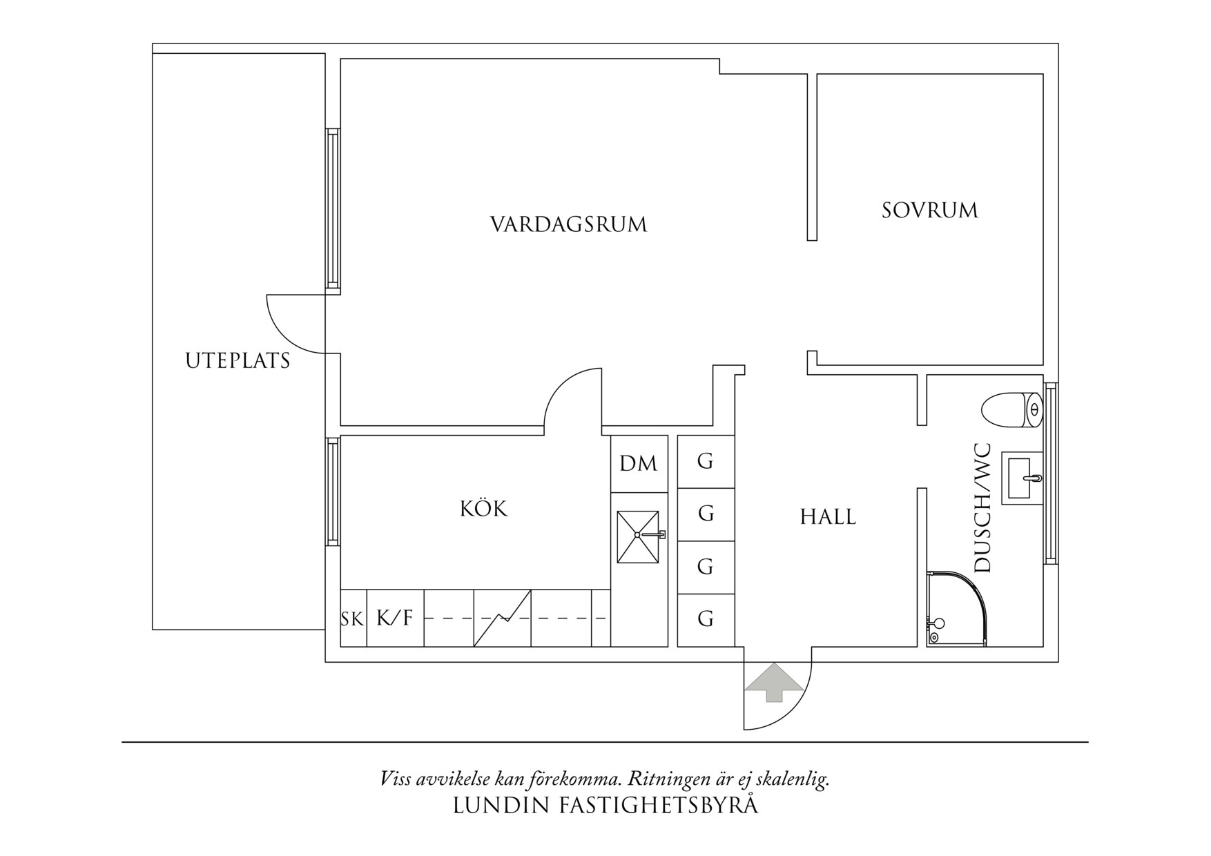 Planritning 1 Vattugatan 5