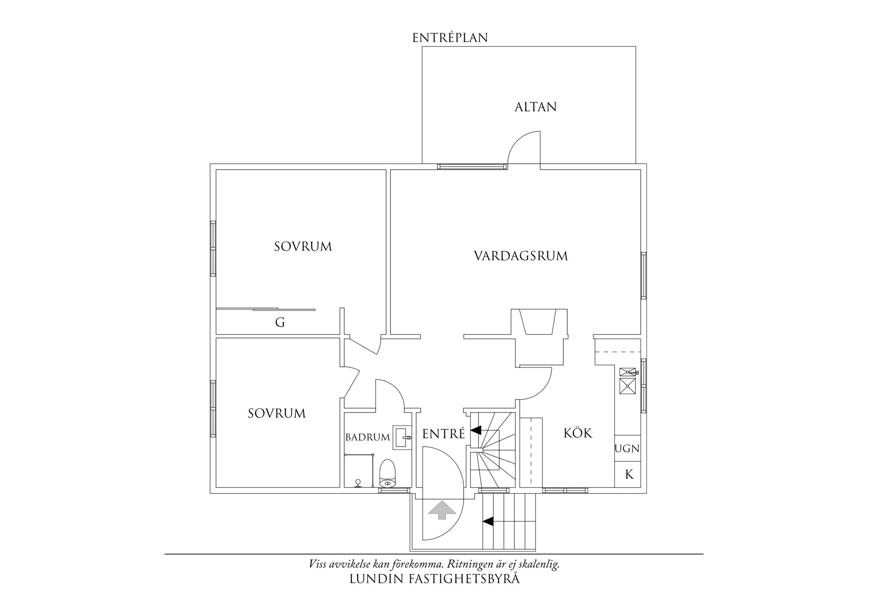 Planritning 1 Borgmästaregatan 21