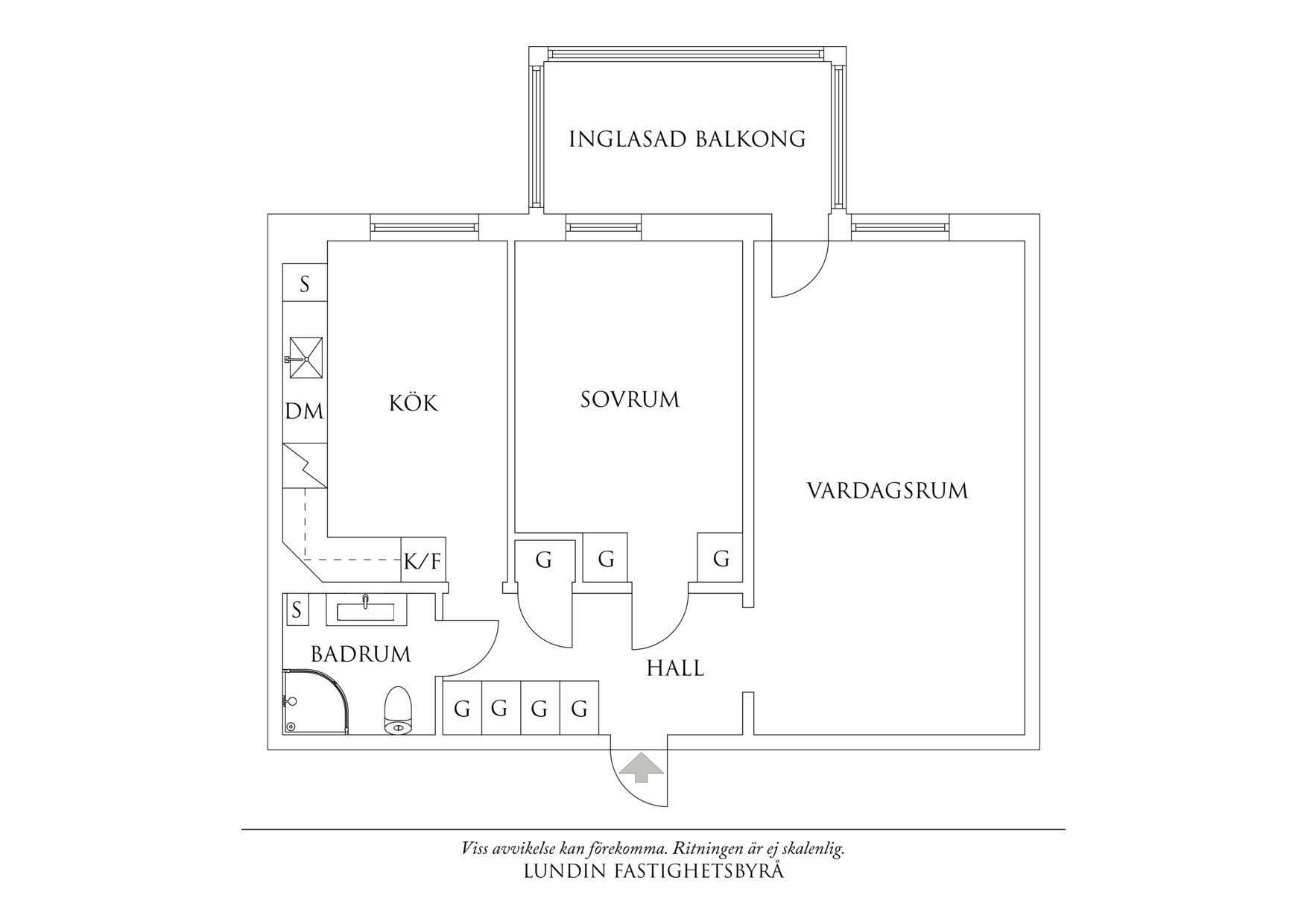 Planritning 1 Gamla Strandlinjen 4C