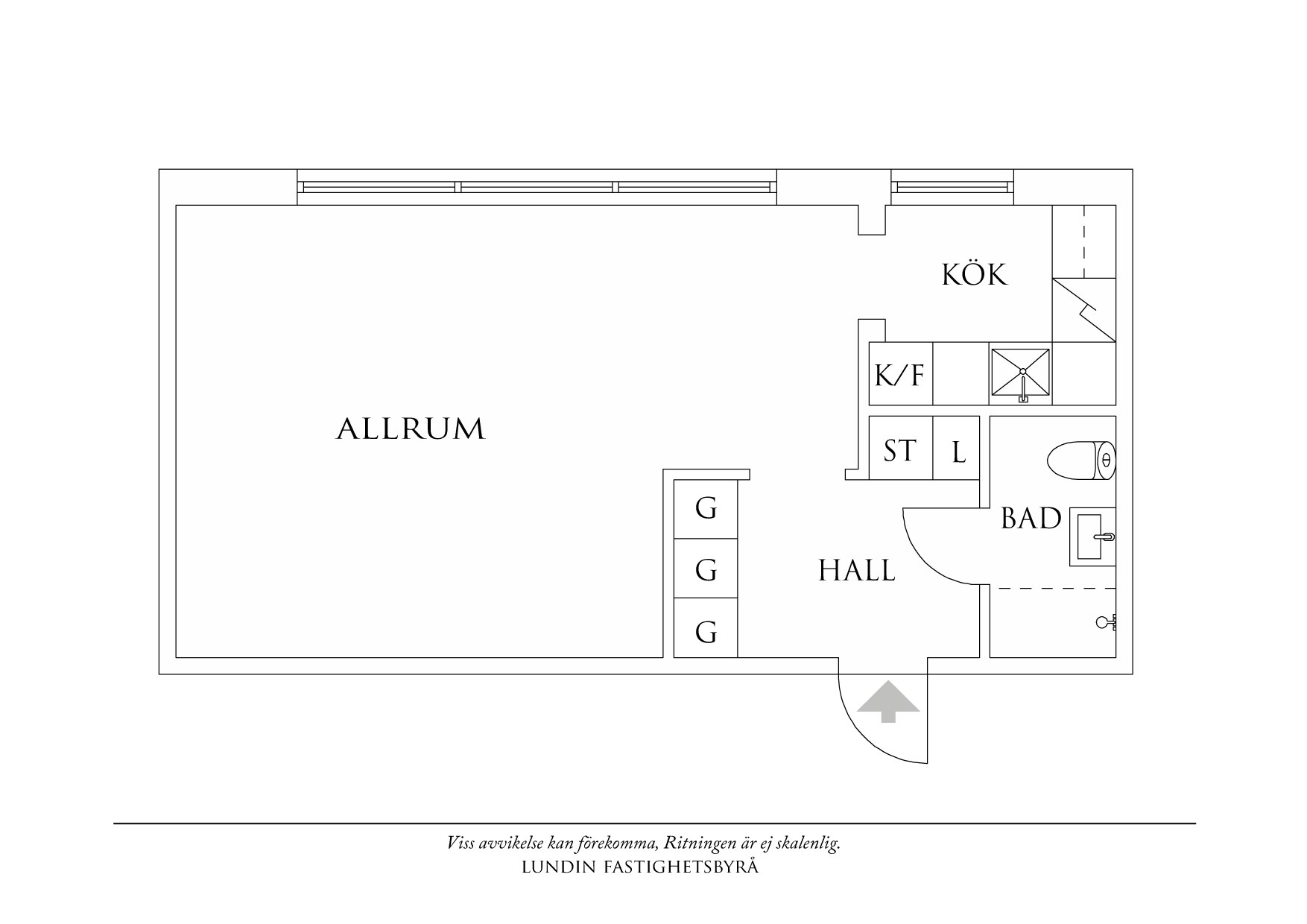 Planritning 1 Vattugatan 1