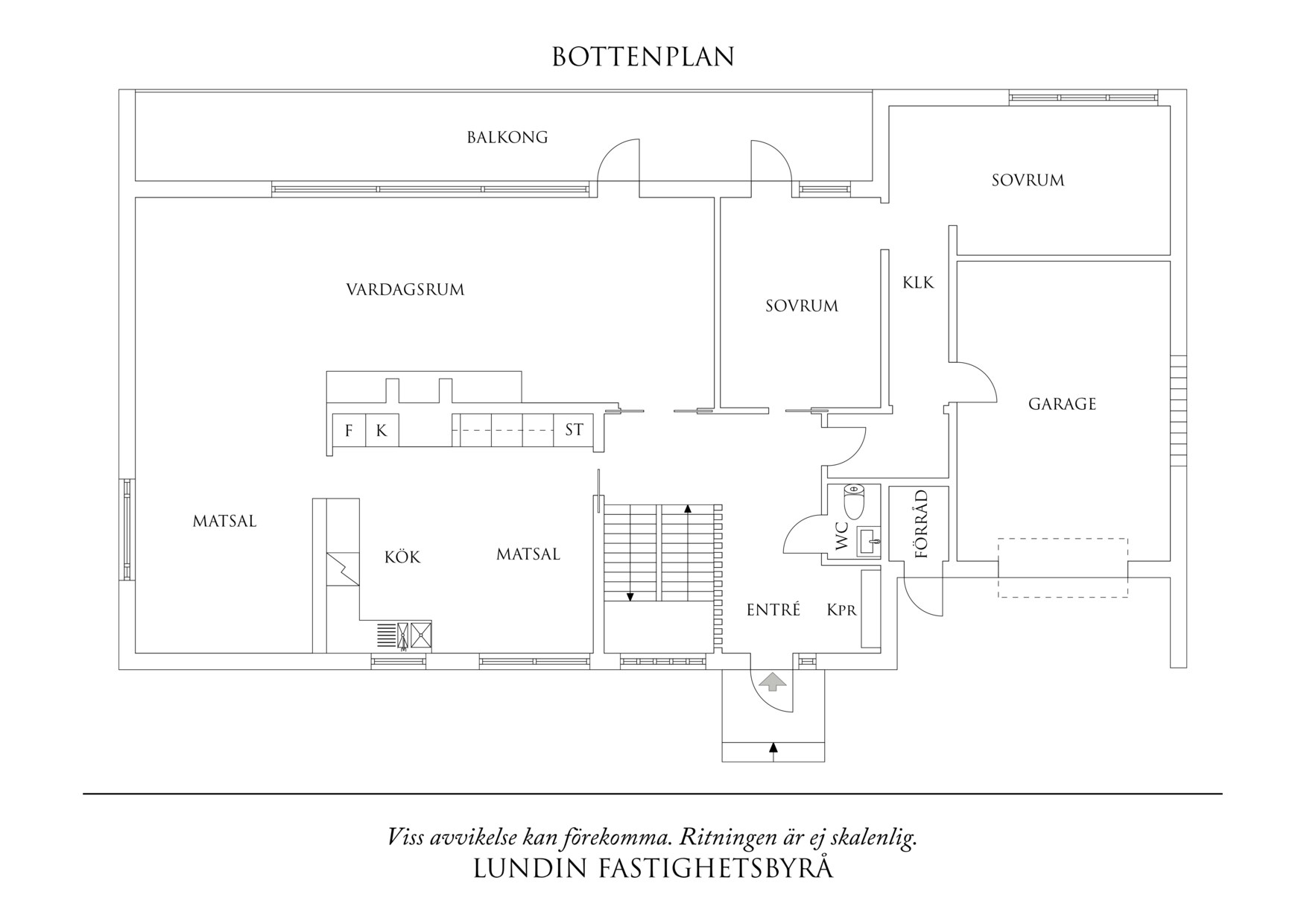 Planritning 2 Södra Forsåkersgatan 40