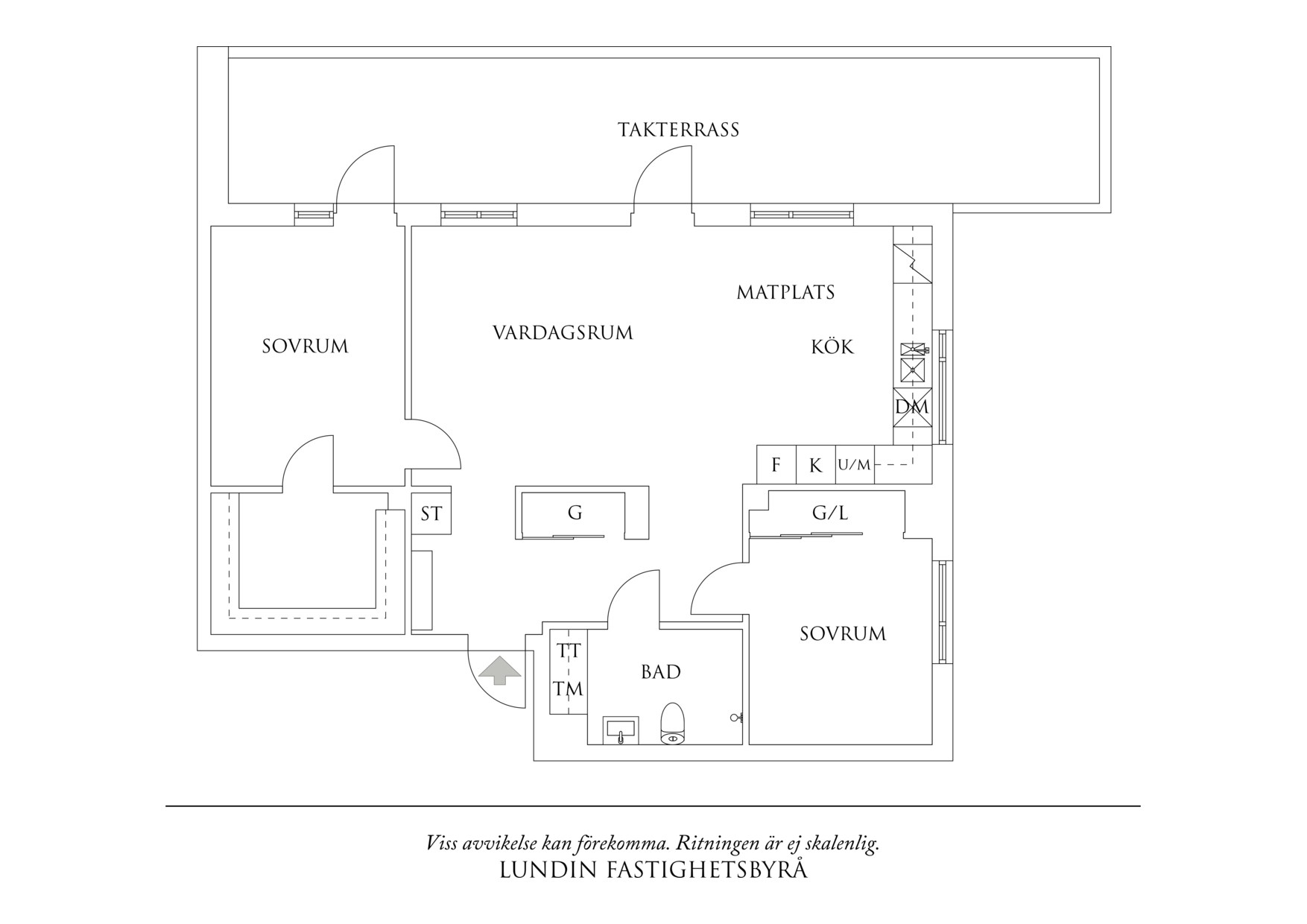Planritning 1 Mölndalsvägen 69A